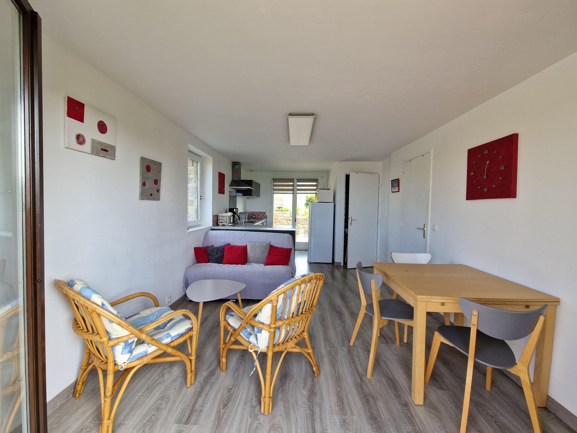 Zonovergoten vakantiehuis met zeezicht op 250 meter van strand Pléneuf-Val-André - foto 5