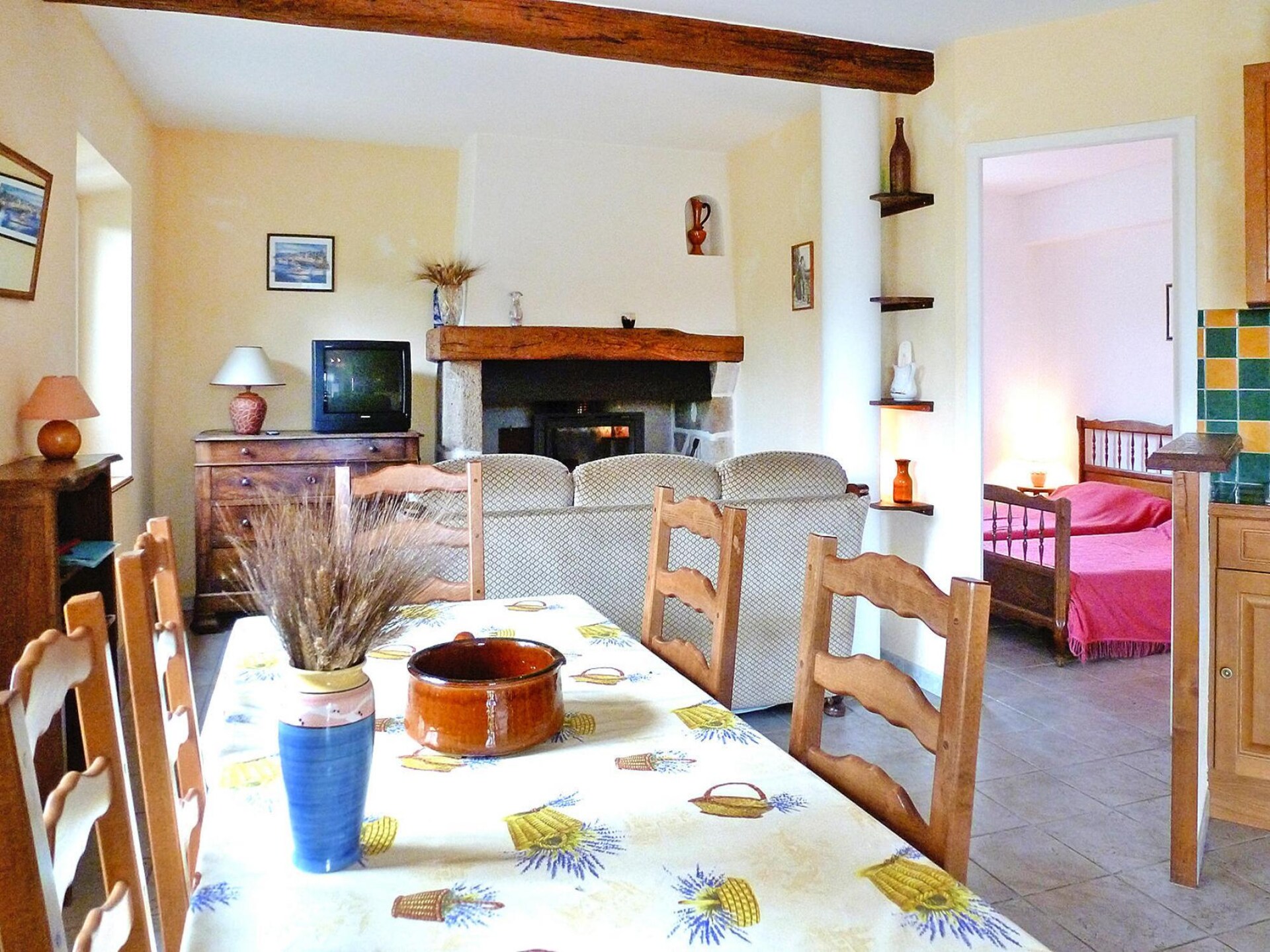 Sfeervol vakantiehuis van natuursteen in Chambonas · 4 pers. - foto 4