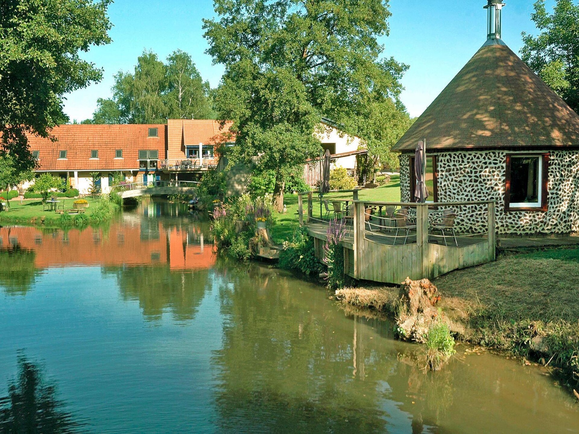 Appartement 90m² aan de Rode Rivier in Kindwiller met zwembad en kano's - foto 40