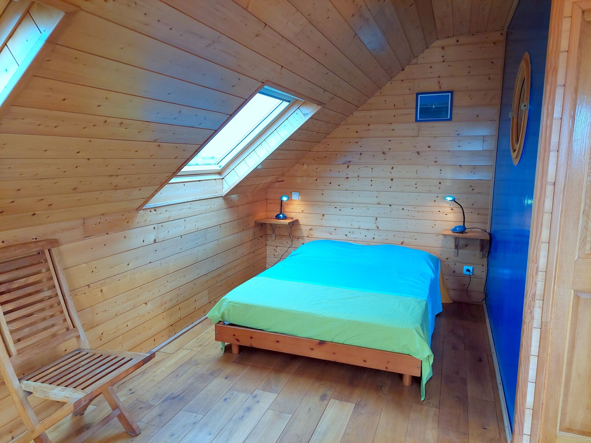 Steenhuis met dakterras en zeezicht op 400m van het strand in Cléder - foto 13