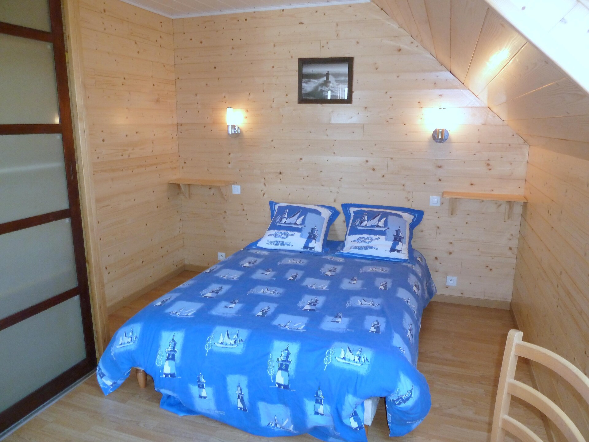 Gerenoveerd stenen vakantiehuis met zeezicht bij Cléder - foto 12