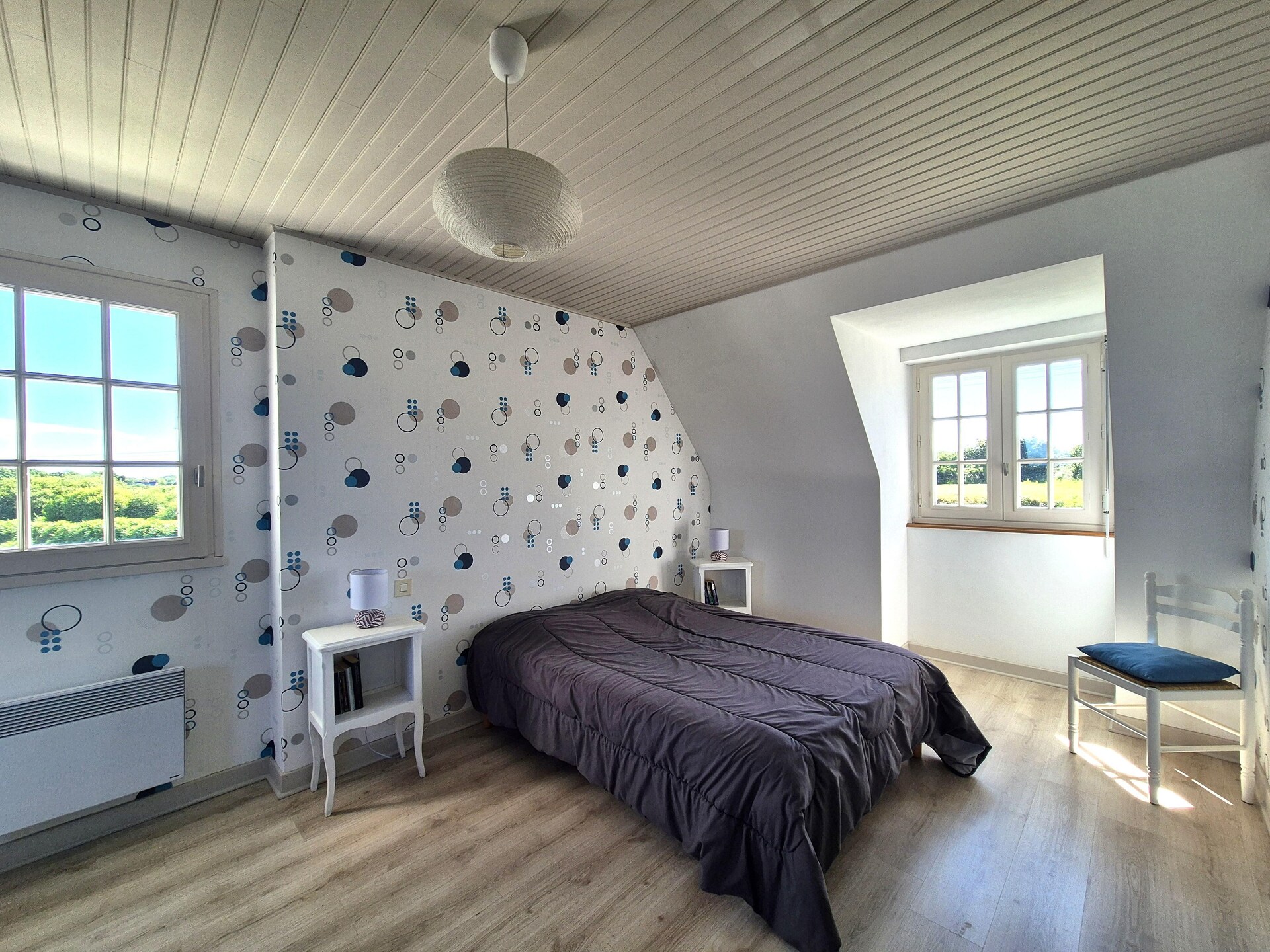 Vrijstaand vakantiehuis met zeezicht en enorme tuin bij Port Blanc - foto 11