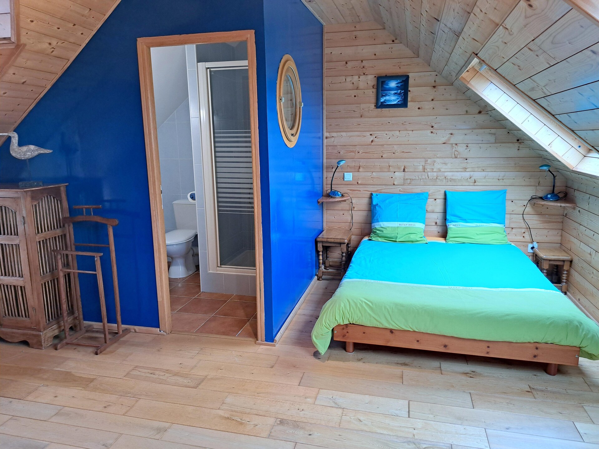 Op 400 m van zee: Rustiek vakantiehuis in Cléder voor 8 personen - foto 11