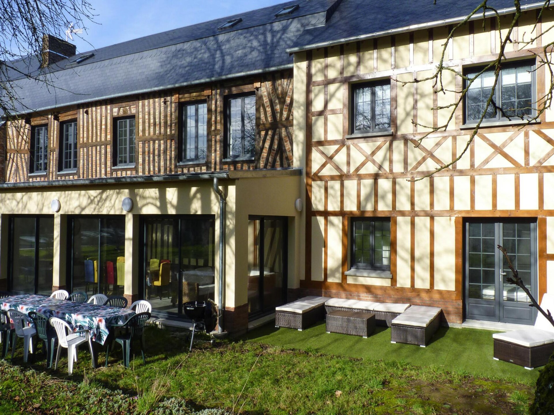 Authentiek Normandisch herenhuis voor 12 personen aan golfbaan bij de Somme - foto 21