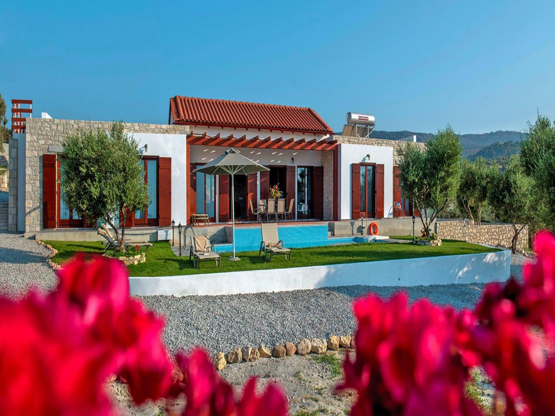 Ruime villa met privézwembad en zeezicht nabij Rethymnon, Kreta - foto 25
