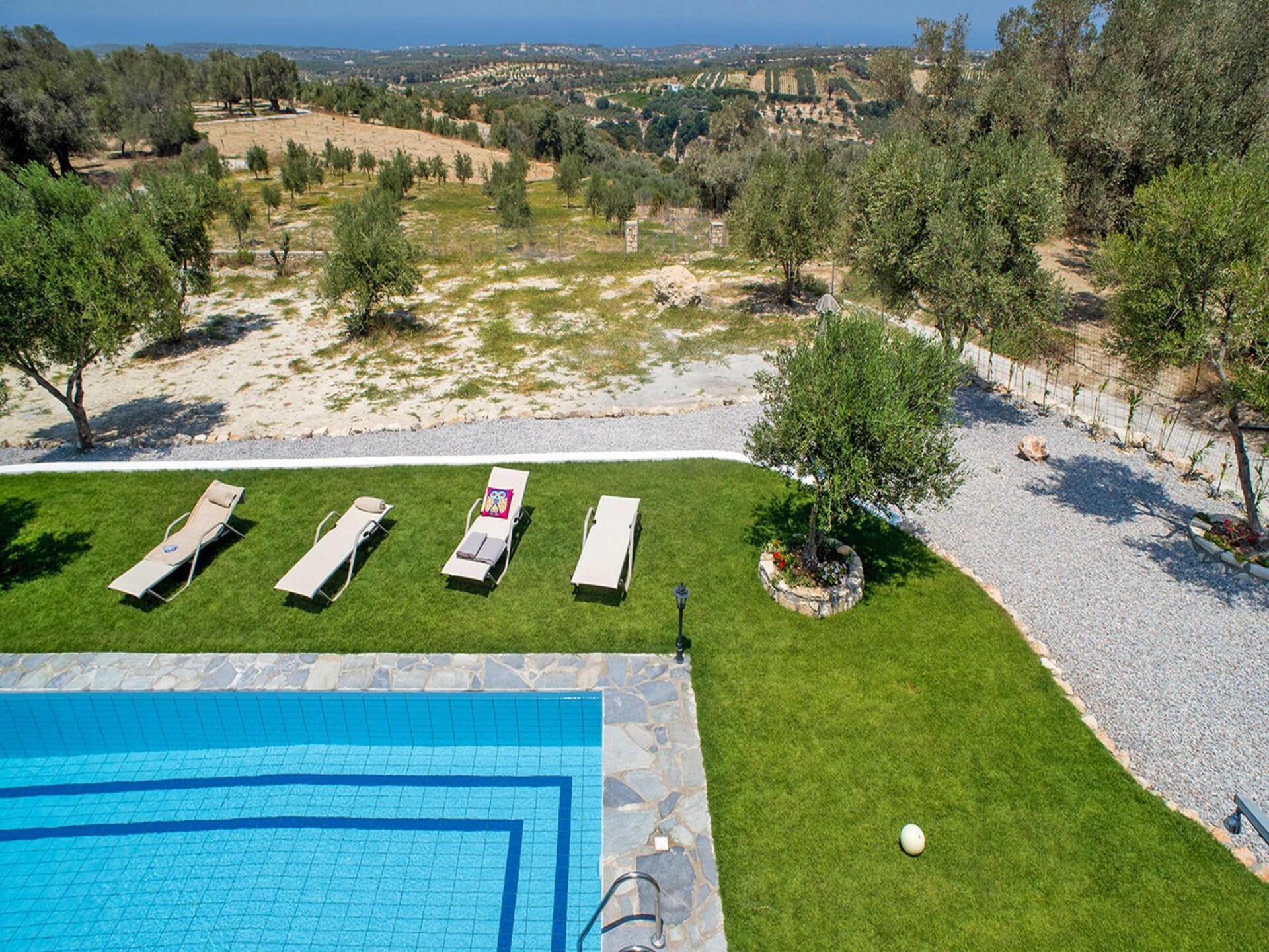 Ruime villa met privézwembad en zeezicht nabij Rethymnon, Kreta - foto 21
