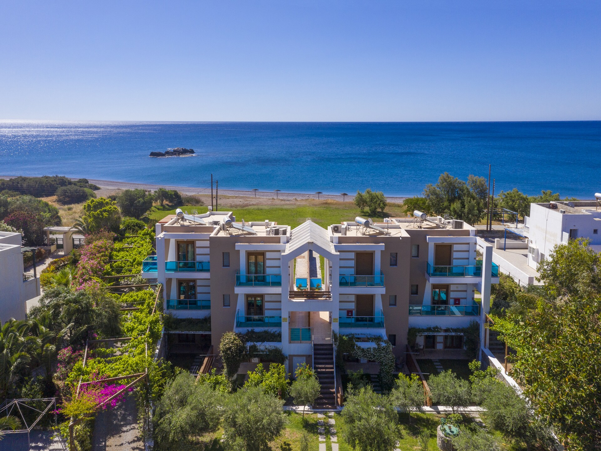 Villa aan Zee in Kiotari, Rhodos – 40m van het Strand met Privézwembad - foto 35