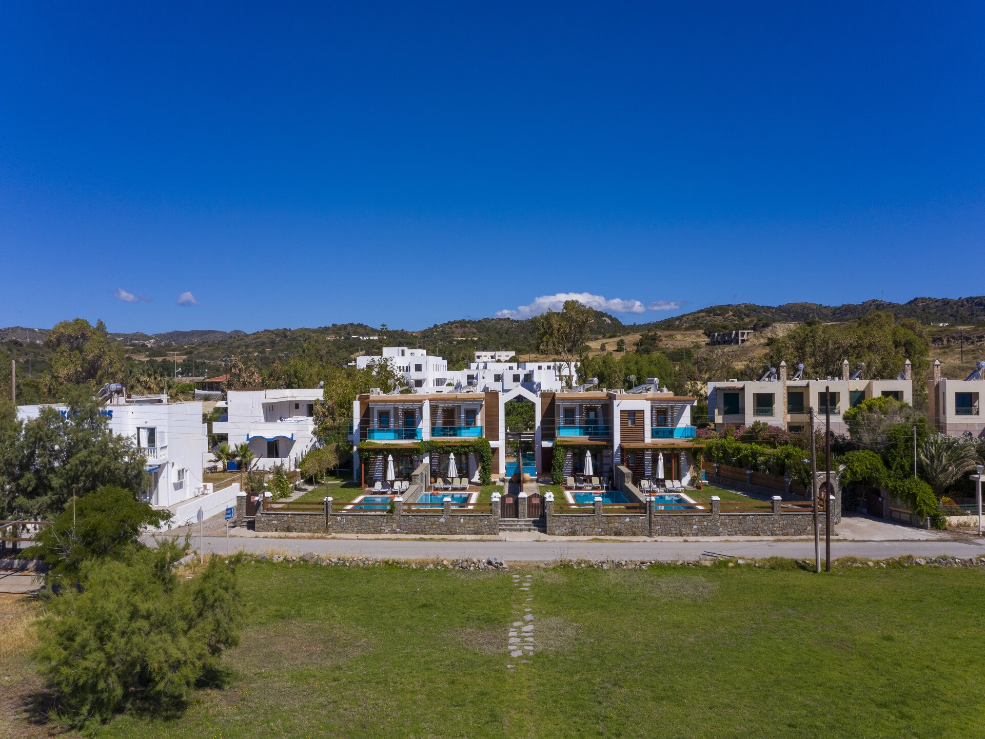 Villa aan Zee in Kiotari, Rhodos – 40m van het Strand met Privézwembad - foto 36