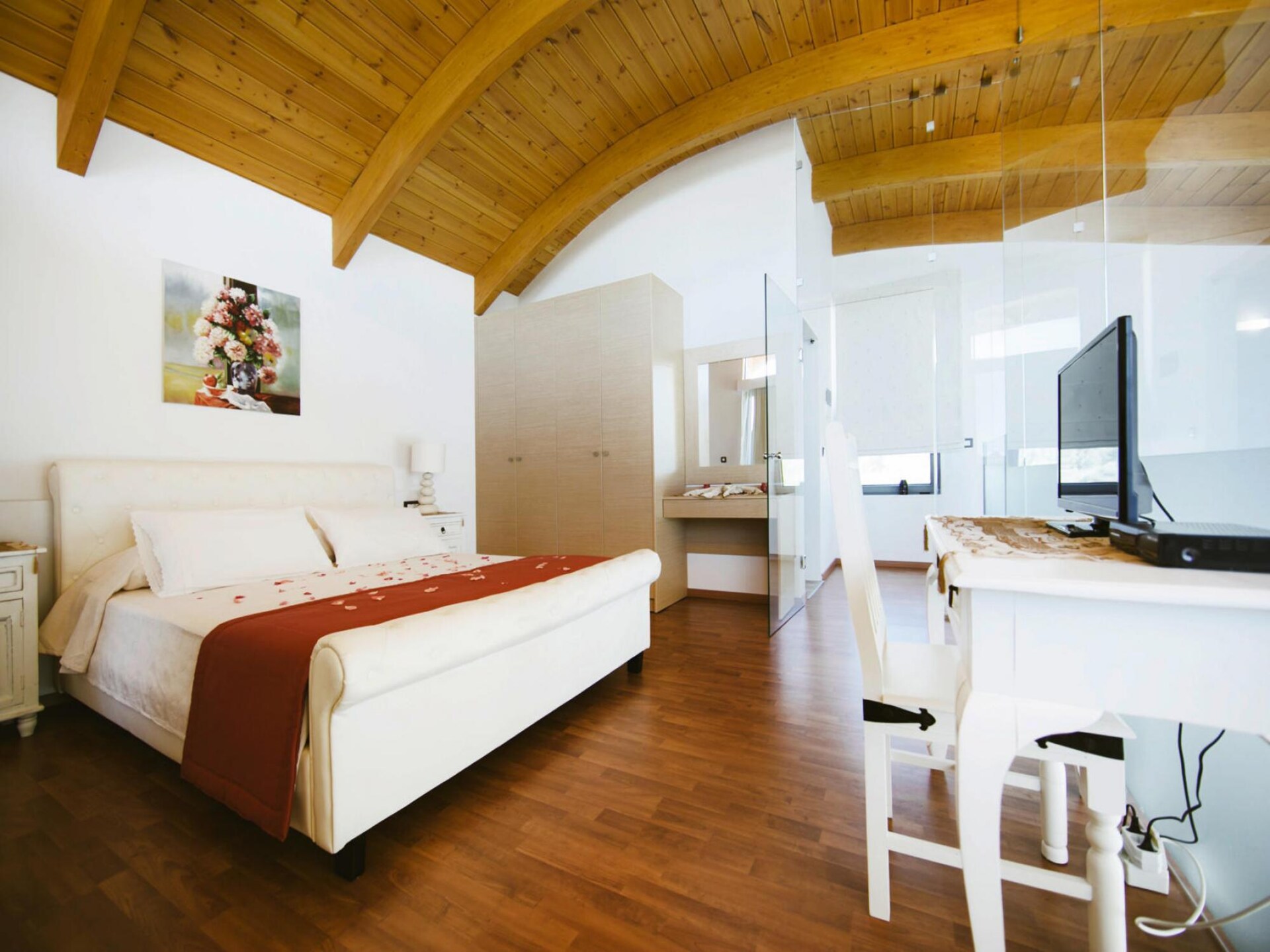 Stijlvol vakantiehuis met privézwembad op 300m van Lardos Beach - foto 10