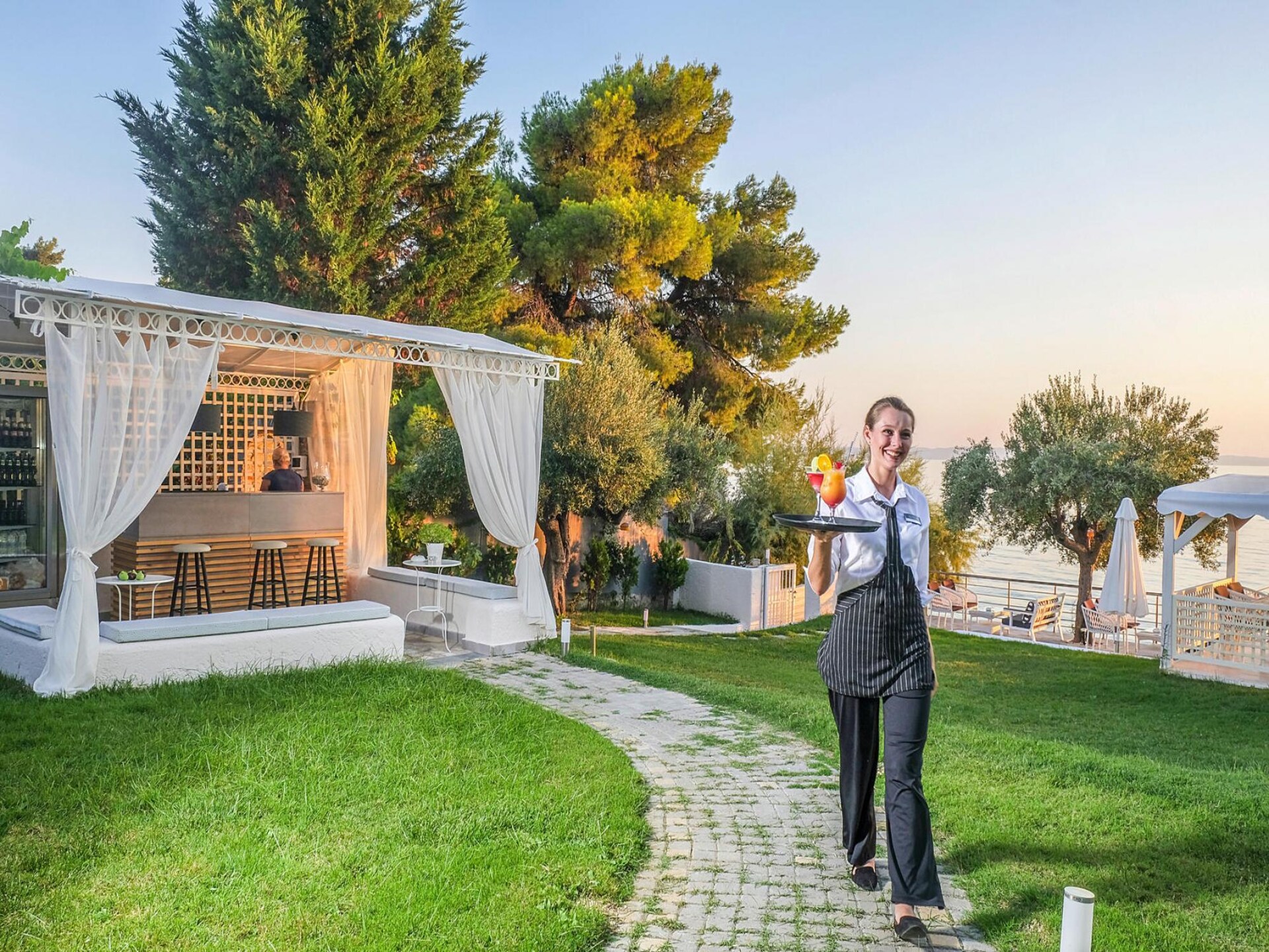 Maisonette aan Elia Beach met zwembad en privéstrand - foto 18