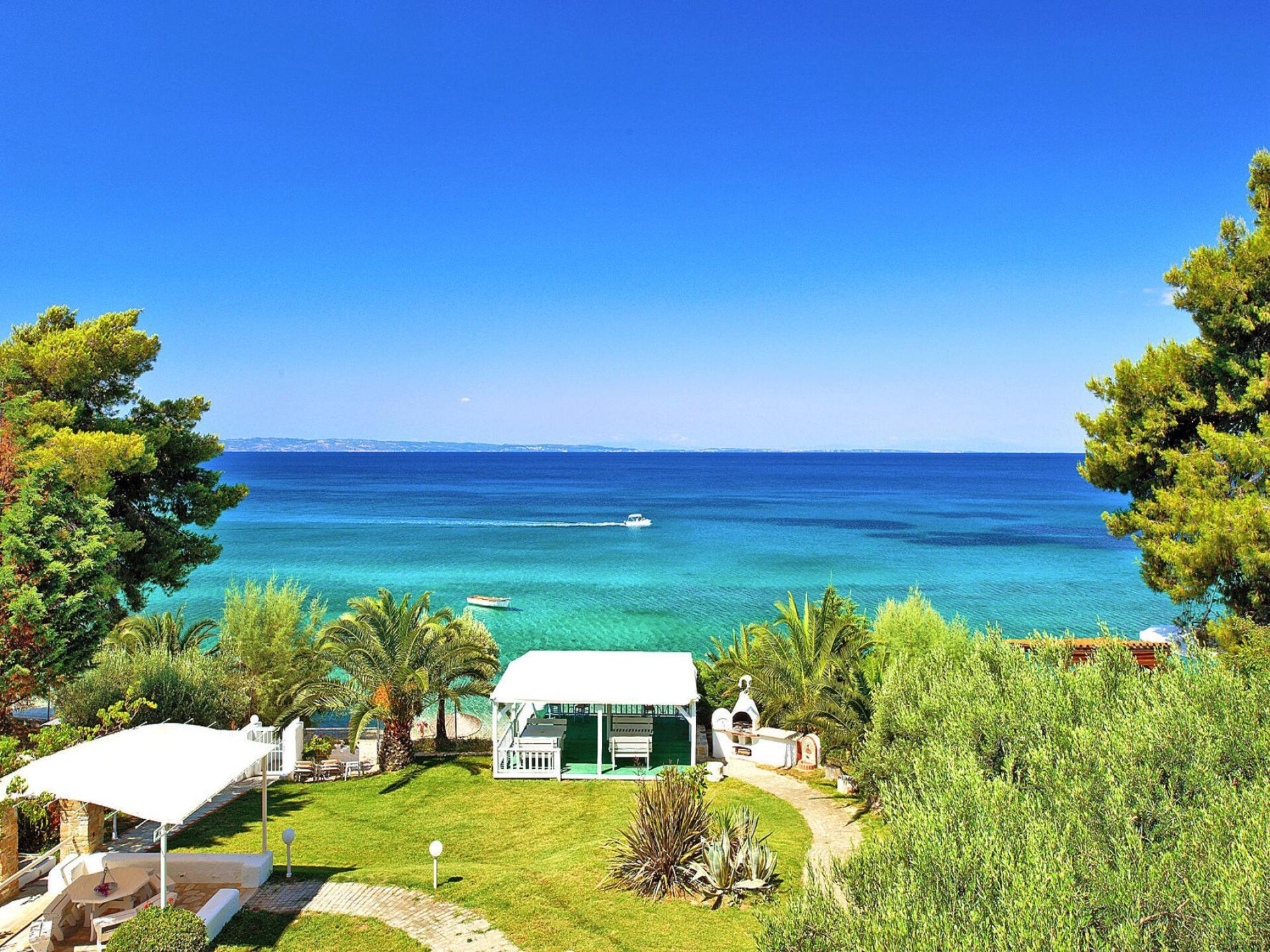Maisonette aan Elia Beach met zwembad en privéstrand - foto 29