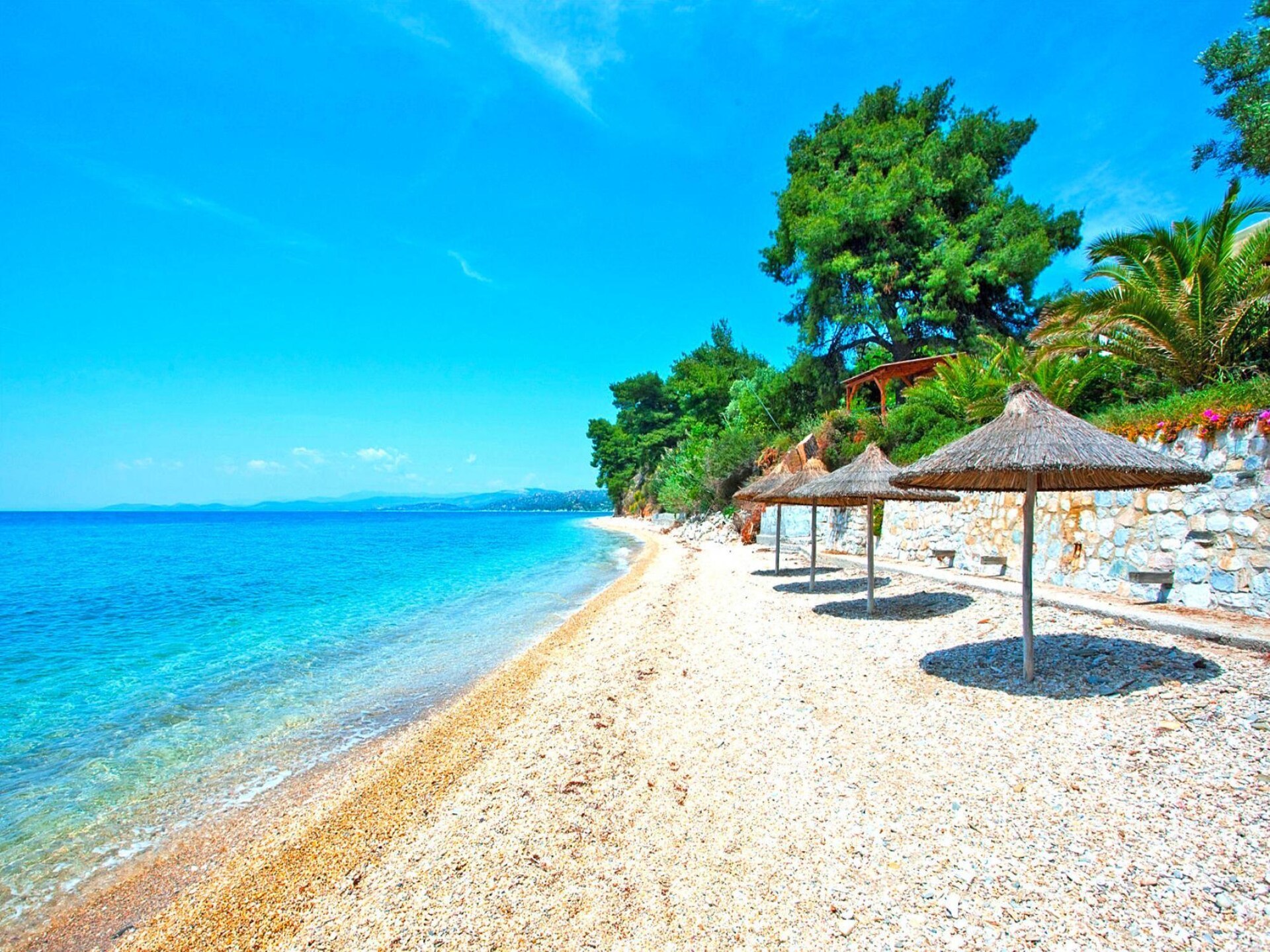 Maisonette aan Elia Beach met zwembad en privéstrand - foto 30