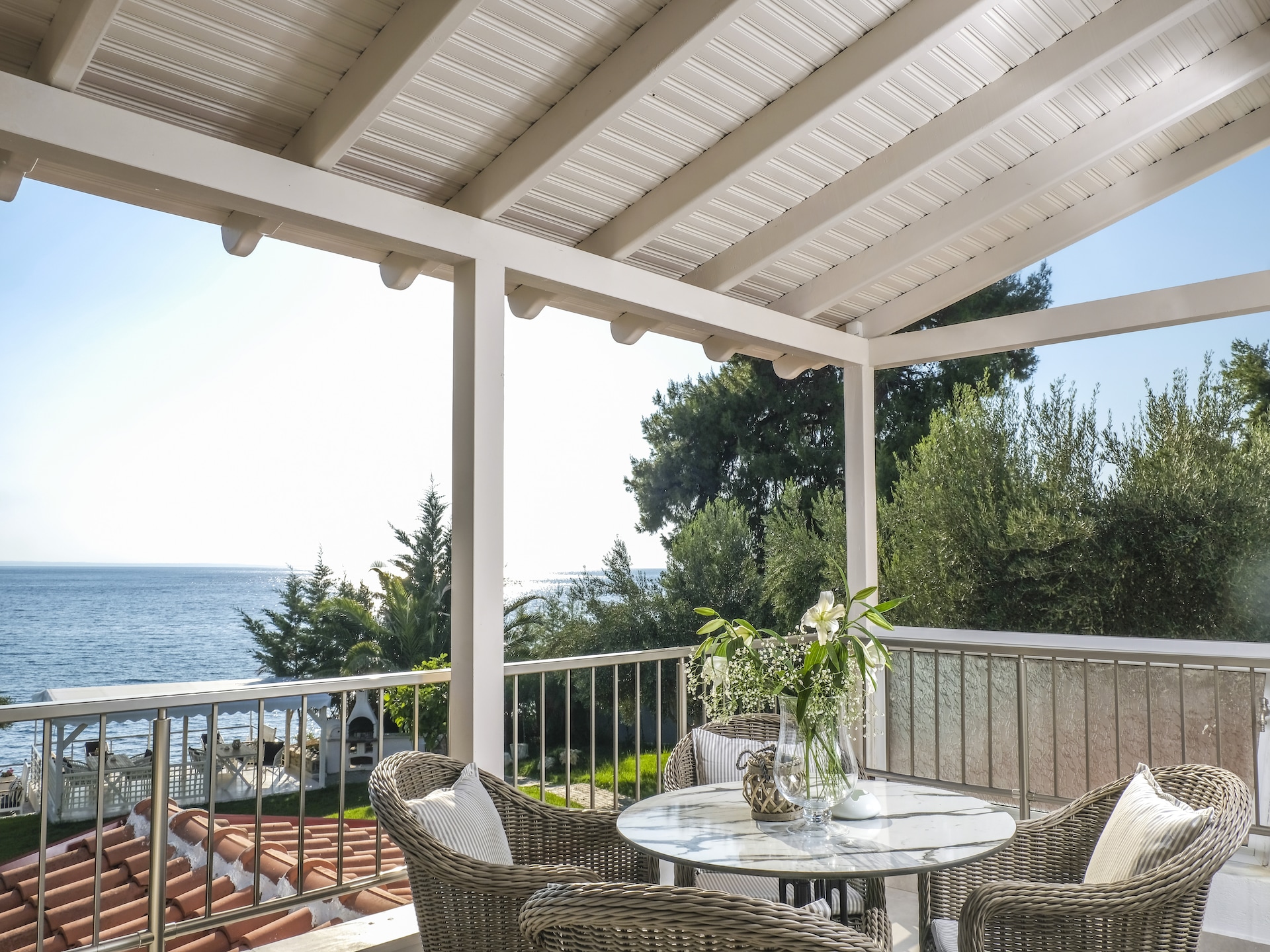 Maisonette aan Elia Beach met zwembad en privéstrand - foto 39