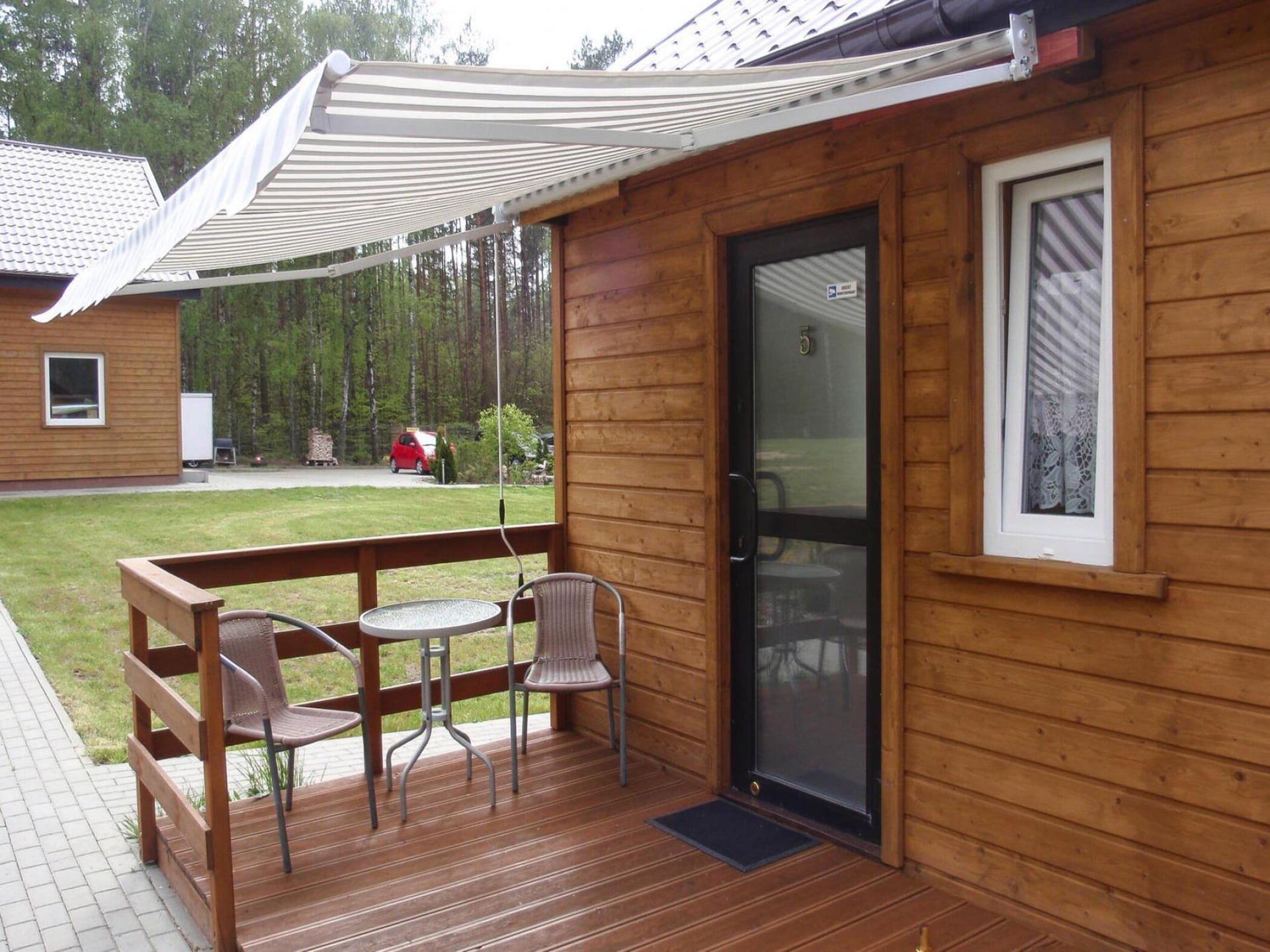 Knusse bungalow voor 2 bij het Wiselka-meer, 1,2 km van het strand - foto 11