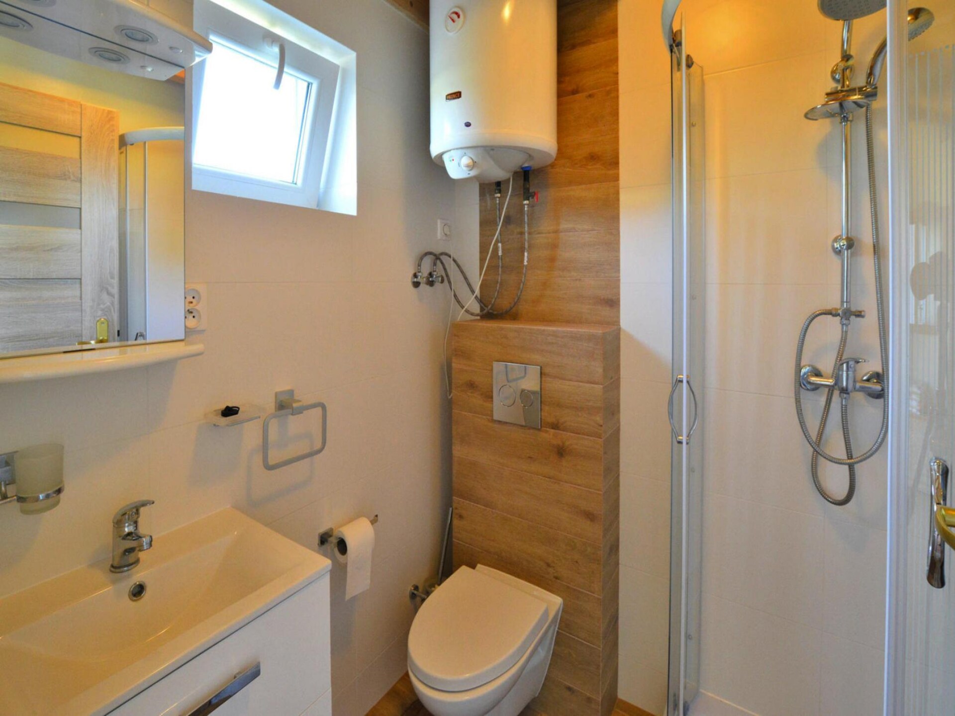 Comfortabel 2-laags vakantiehuis voor 6 personen bij het Wickomeer in Łącko - foto 10