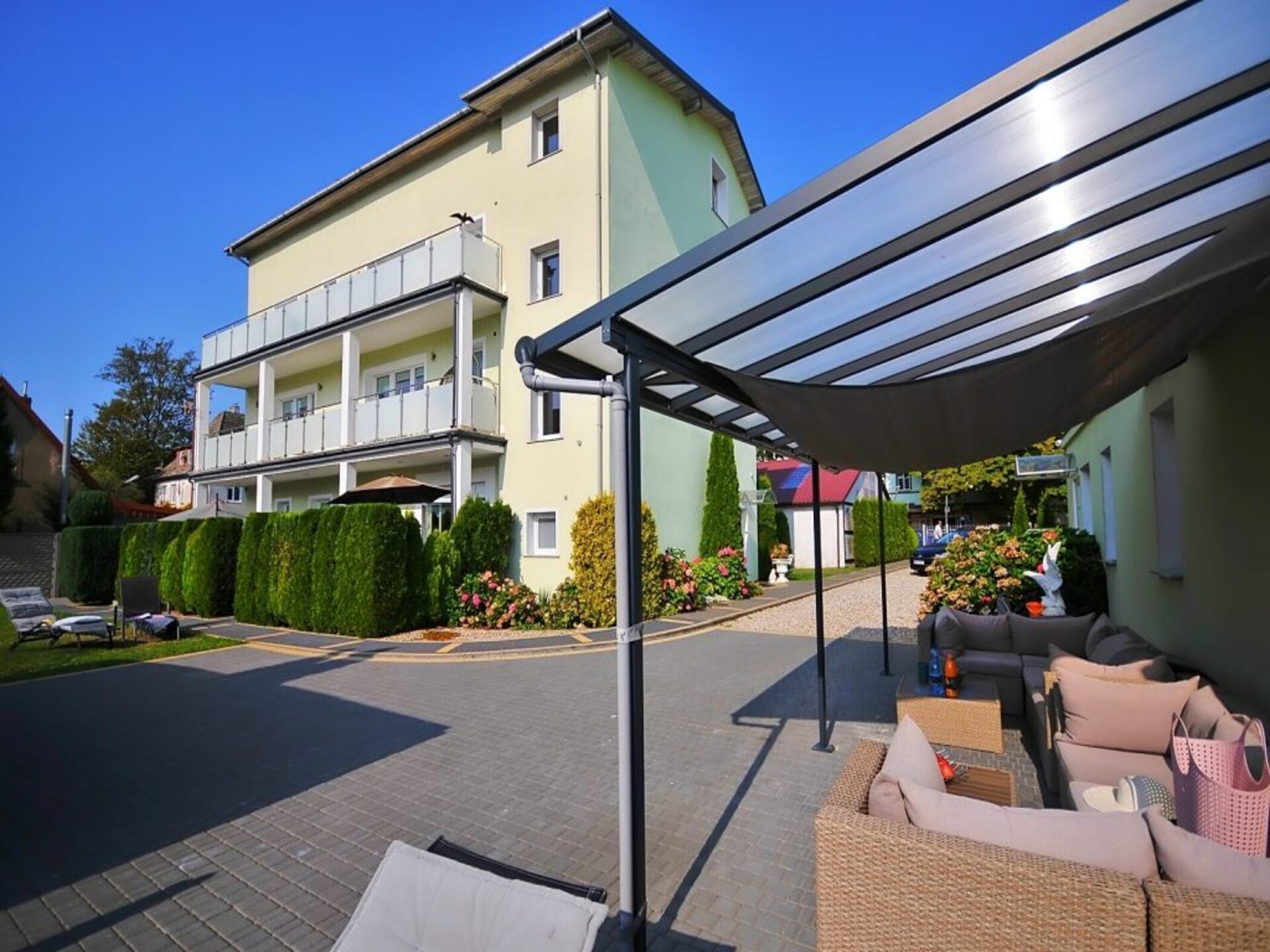 Strandappartement voor 6 met tuin, BBQ en WLAN op 80m van zee - foto 17