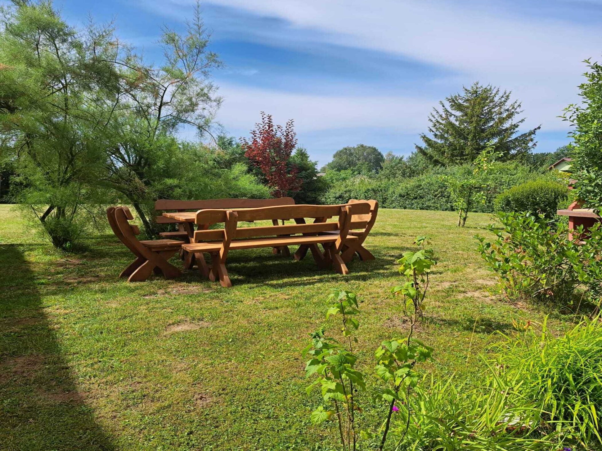 Knus houten vakantiehuis met open haard en tuin nabij meer in Dobrogoszcz - foto 18