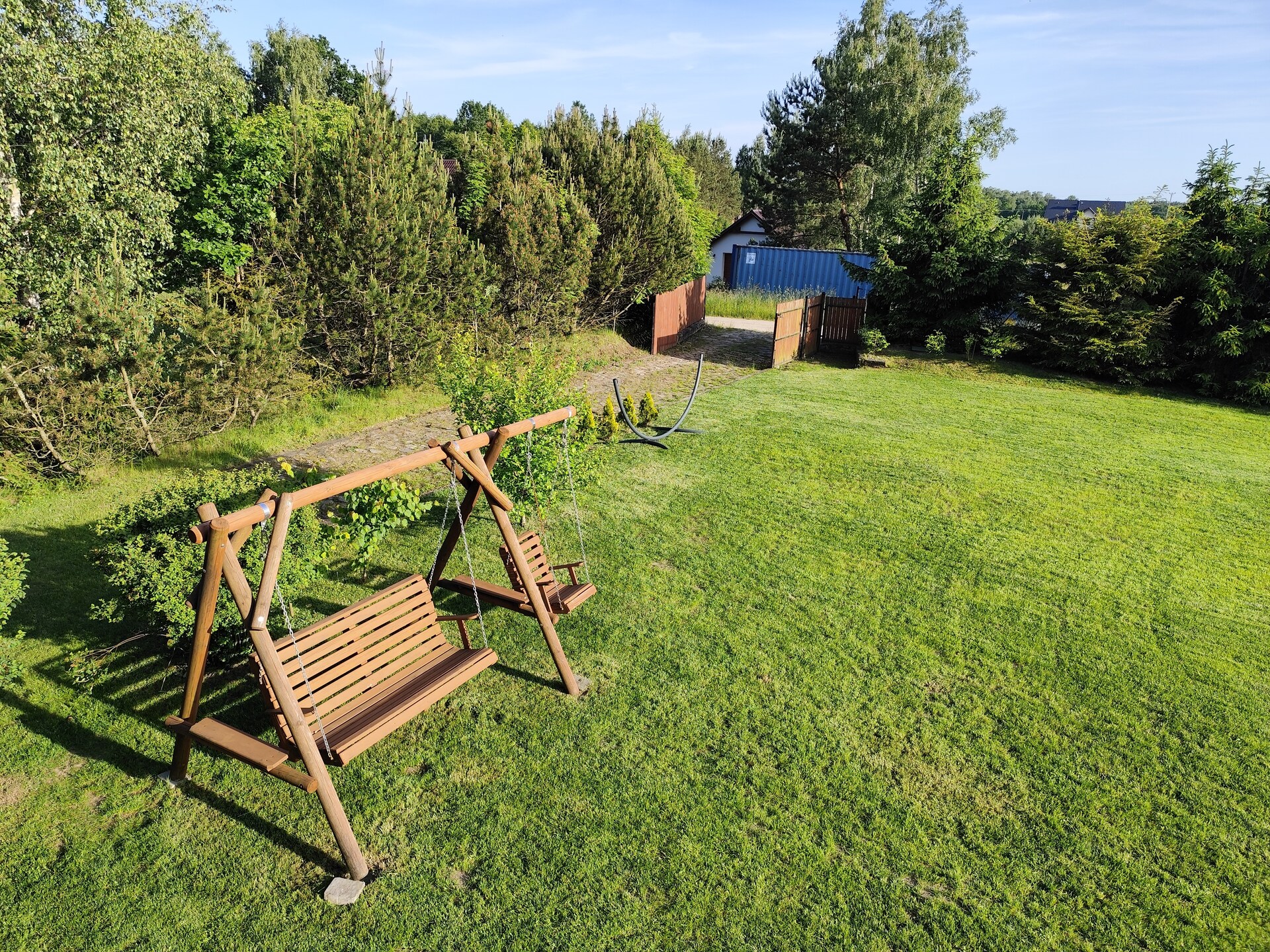 Knus houten vakantiehuis met open haard en tuin nabij meer in Dobrogoszcz - foto 14