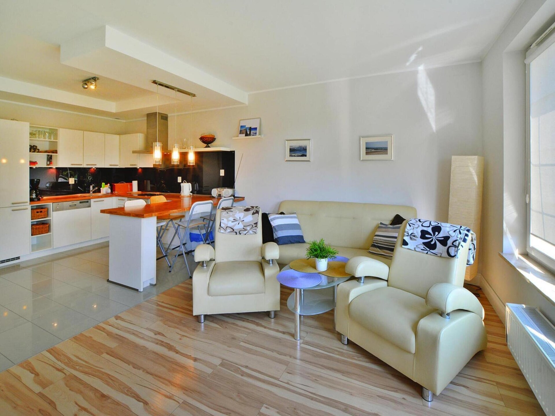 Rustig appartement op begane grond met terras, op 600m van strand in Grzybowo - foto 1