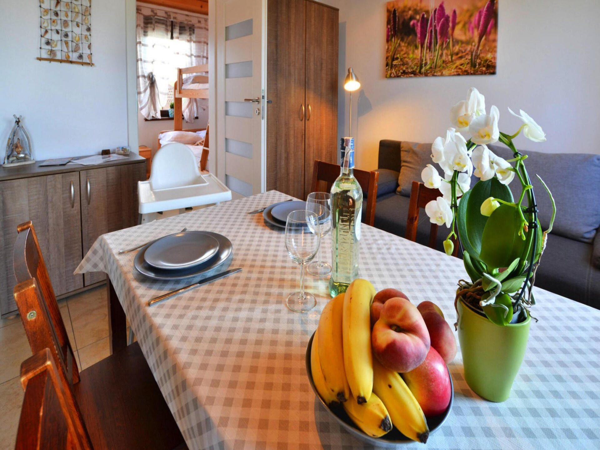 Op 350 m van zee: Rustig appartement in Sianożęty voor 4 personen - foto 4