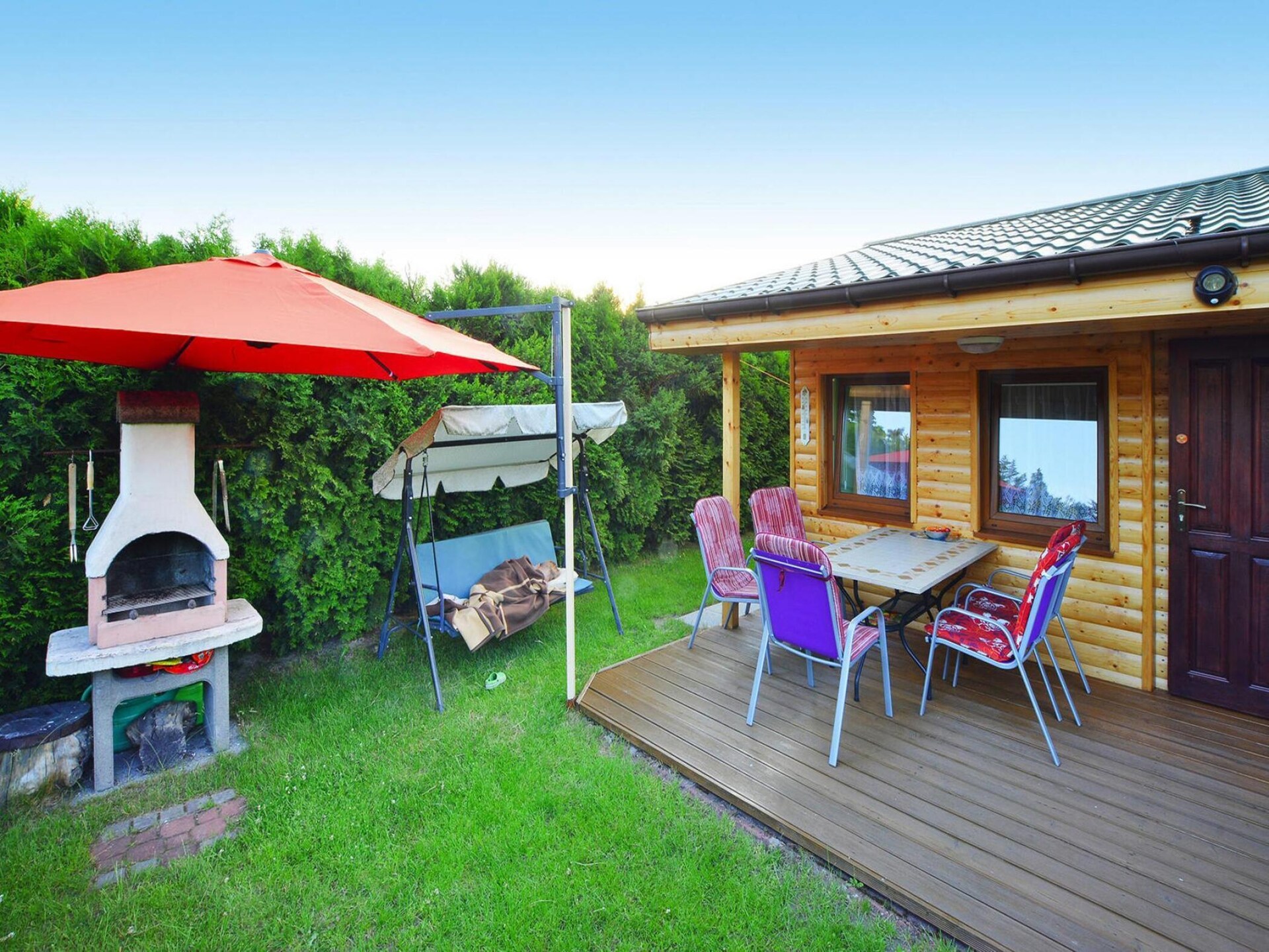 Vrijstaand vakantiehuis bij het Rosnowskie meer met overdekt terras - foto 12