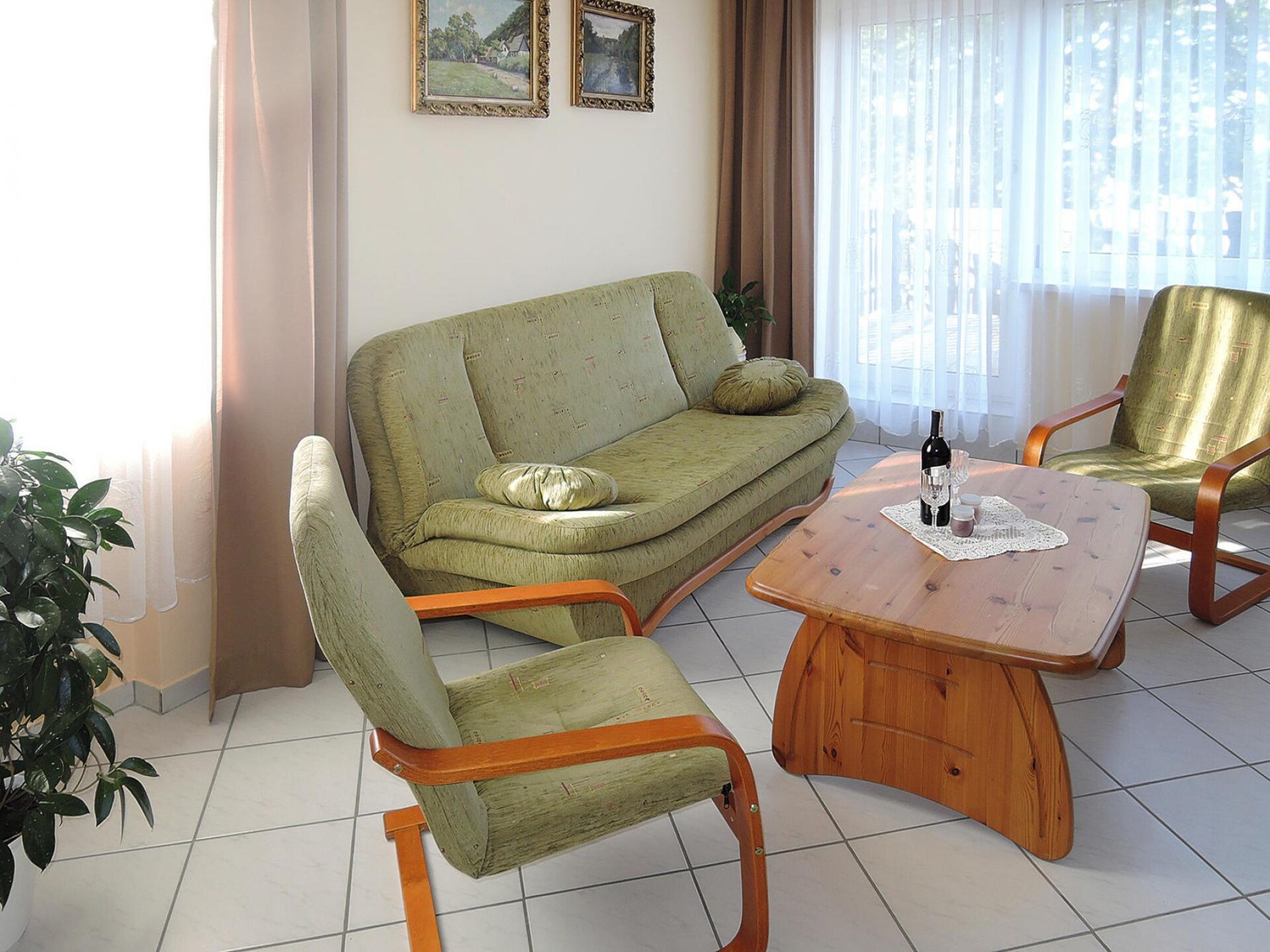 Ruim appartement op vakantiepark bij het Stettiner Haff, 300m van het meer - foto 4