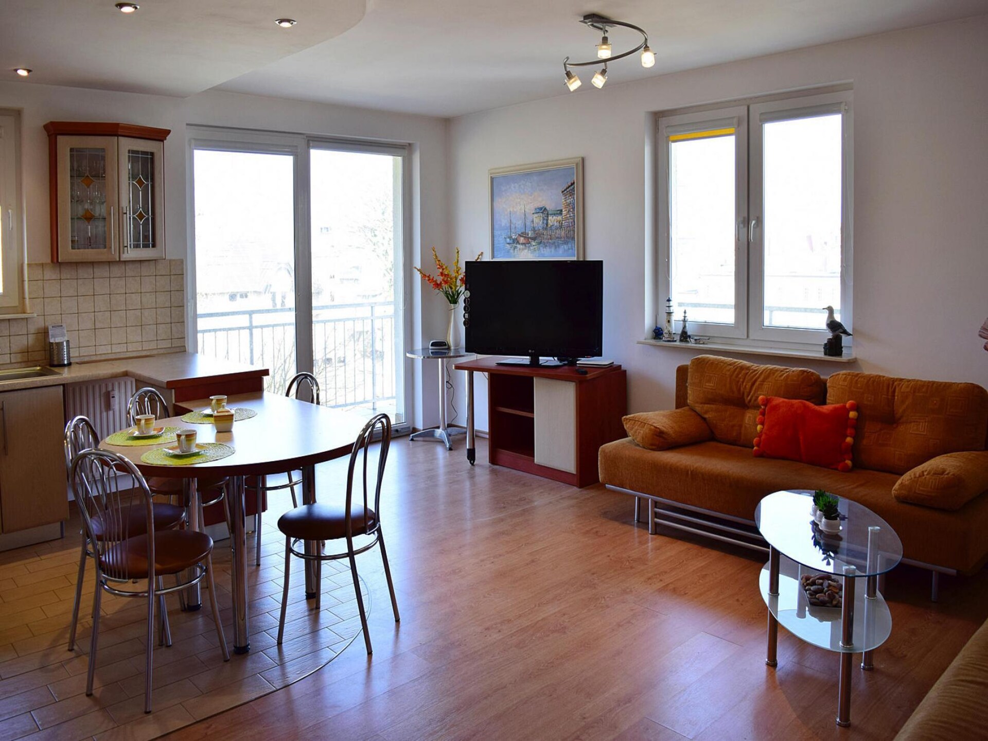 Licht vakantieappartement Ustka, 300m van het Oostzeestrand - foto 4