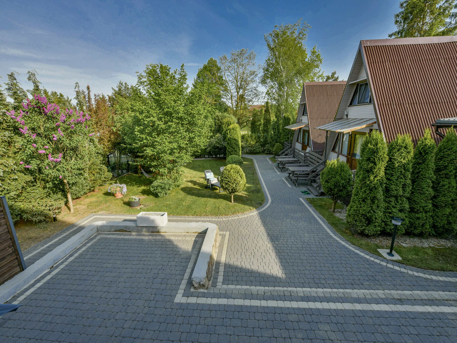 Houten vakantiehuis voor 5 in bosrijk resort bij strand Kołobrzeg - foto 14
