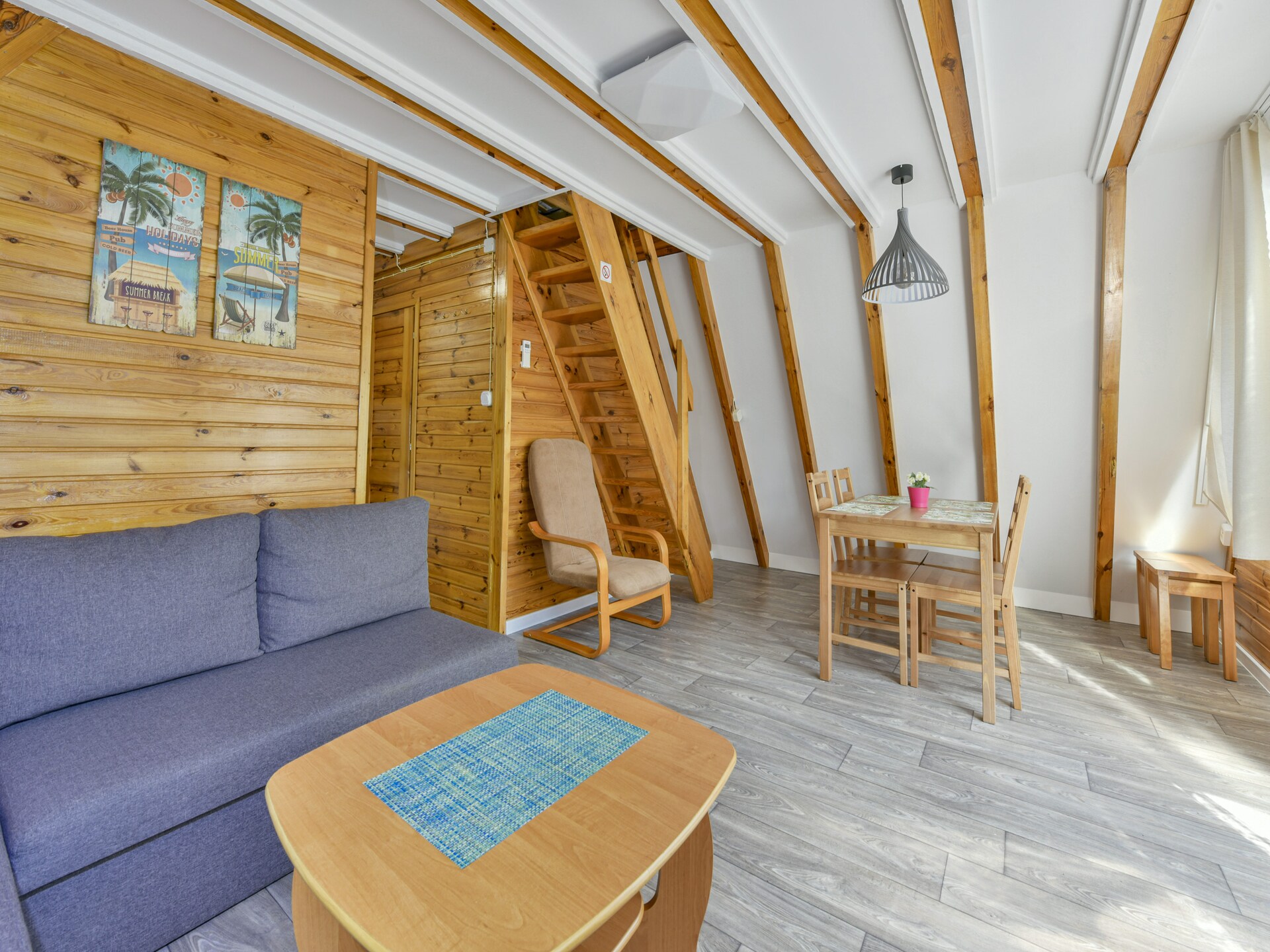Houten vakantiehuis voor 5 in bosrijk resort bij strand Kołobrzeg - foto 4