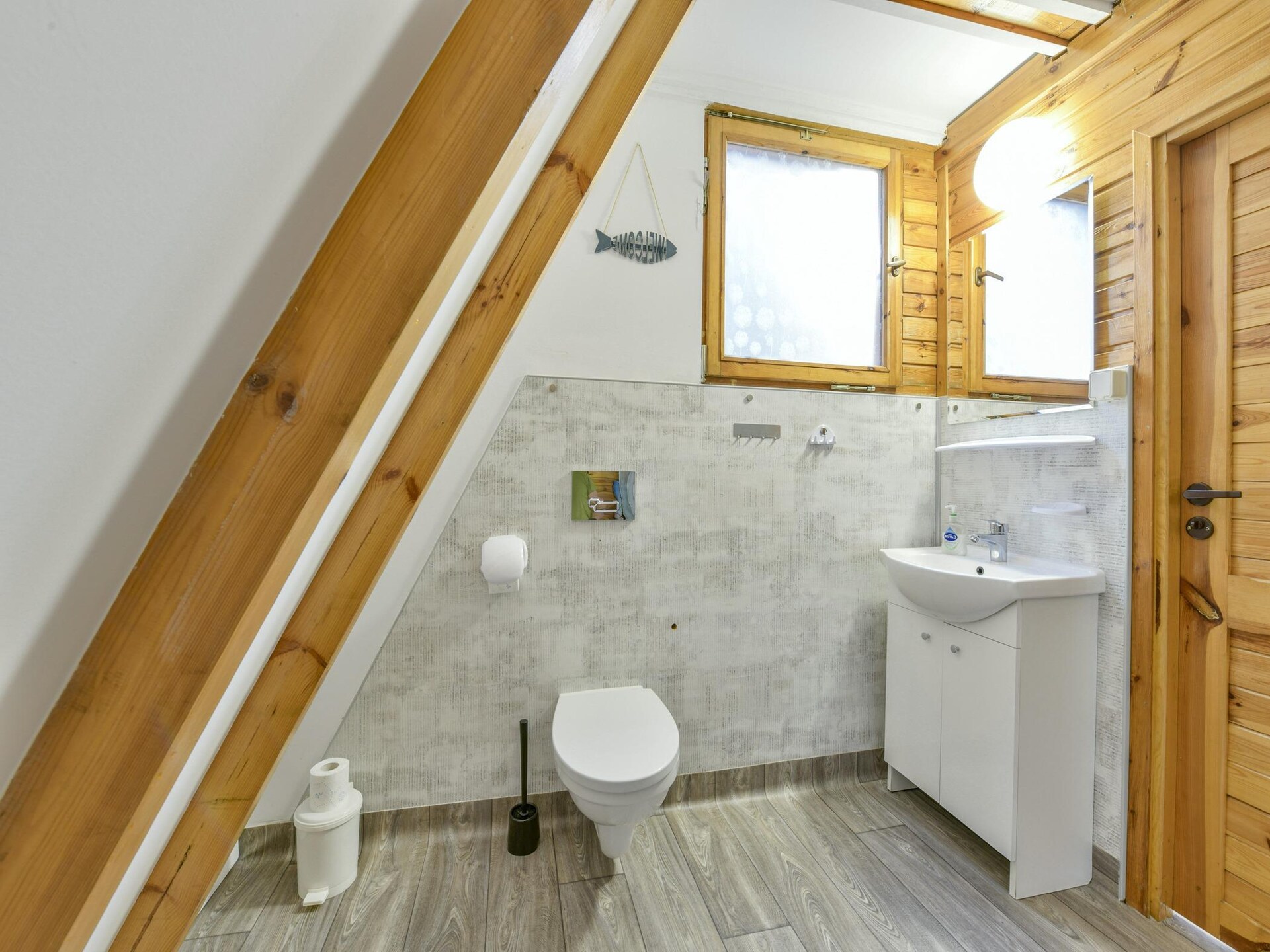 Houten vakantiehuis voor 5 in bosrijk resort bij strand Kołobrzeg - foto 11