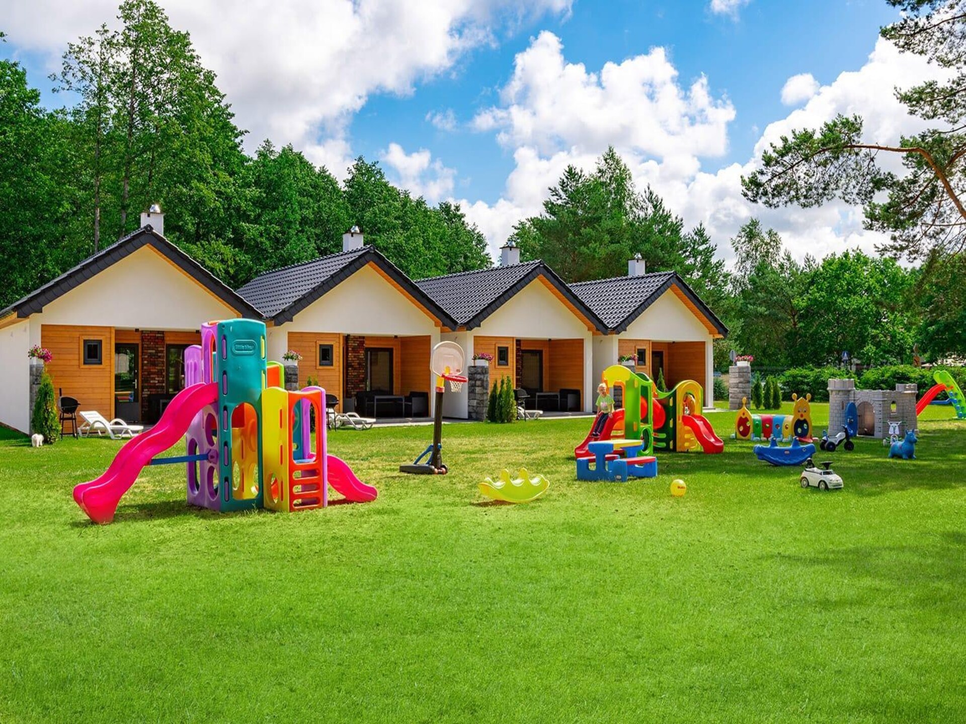 Comfortabel vakantiehuis voor 6 op kindvriendelijk park bij zee in Jarosławiec - foto 19