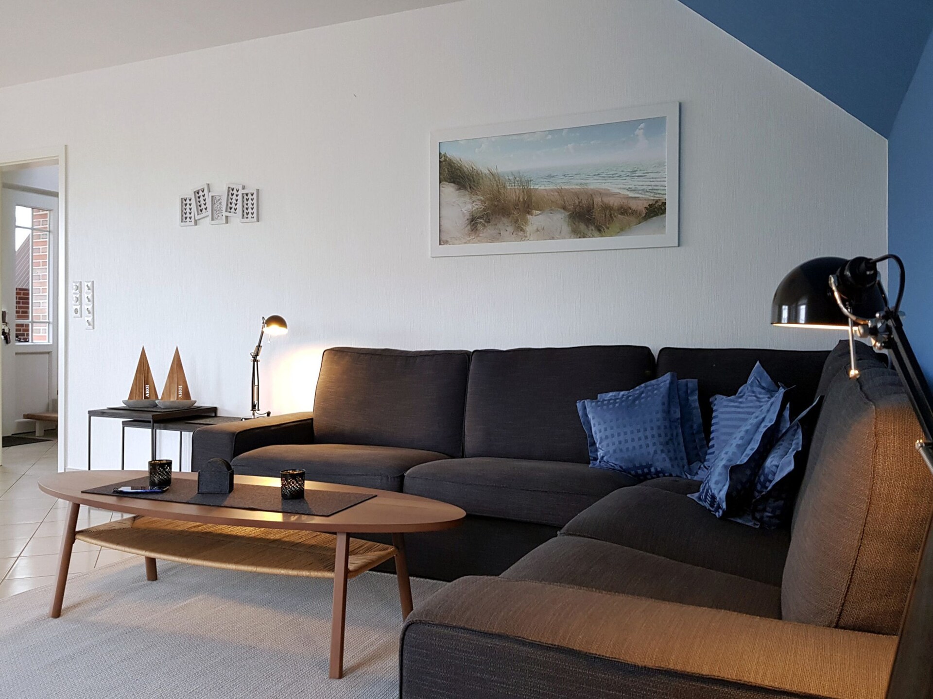 Ruim vakantiehuis met Feldblick in Dornumersiel, 3 km van de Noordzee - foto 3