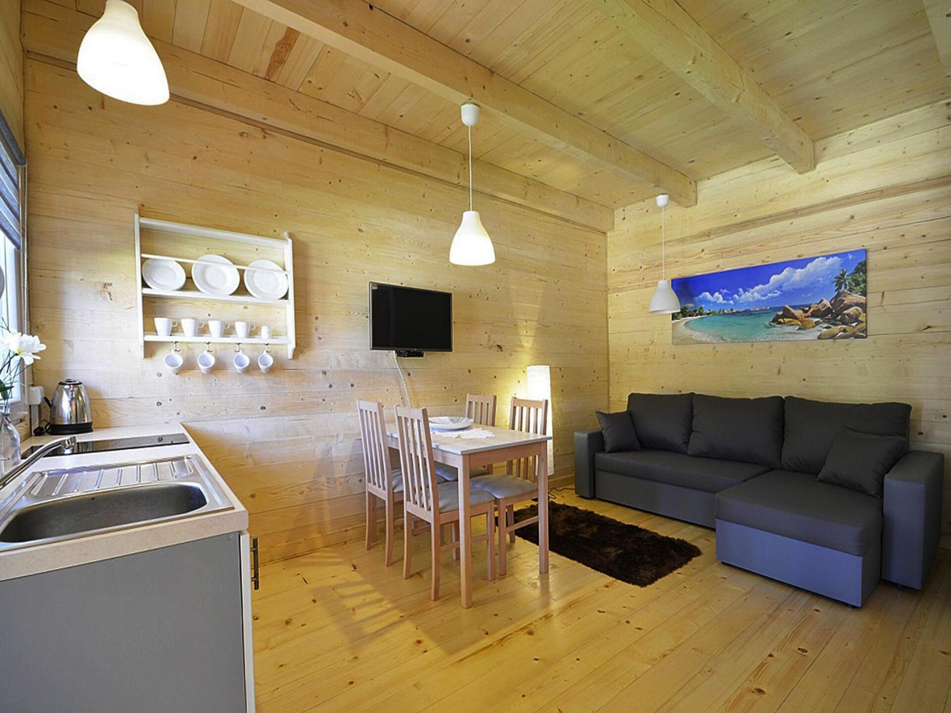 Moderne houten vakantiewoning bij strand van Pobierowo, 55m², 6 pers. - foto 3