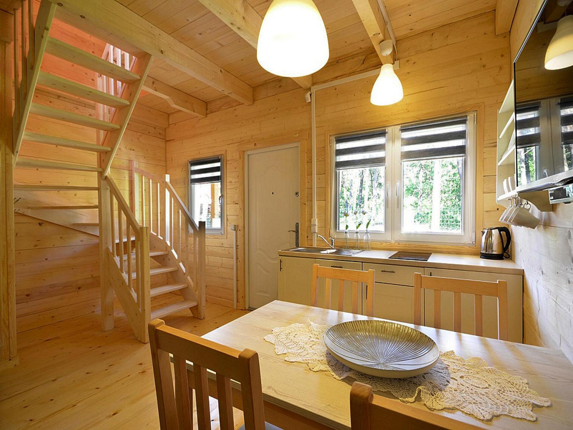 Moderne houten vakantiewoning bij strand van Pobierowo, 55m², 6 pers. - foto 4
