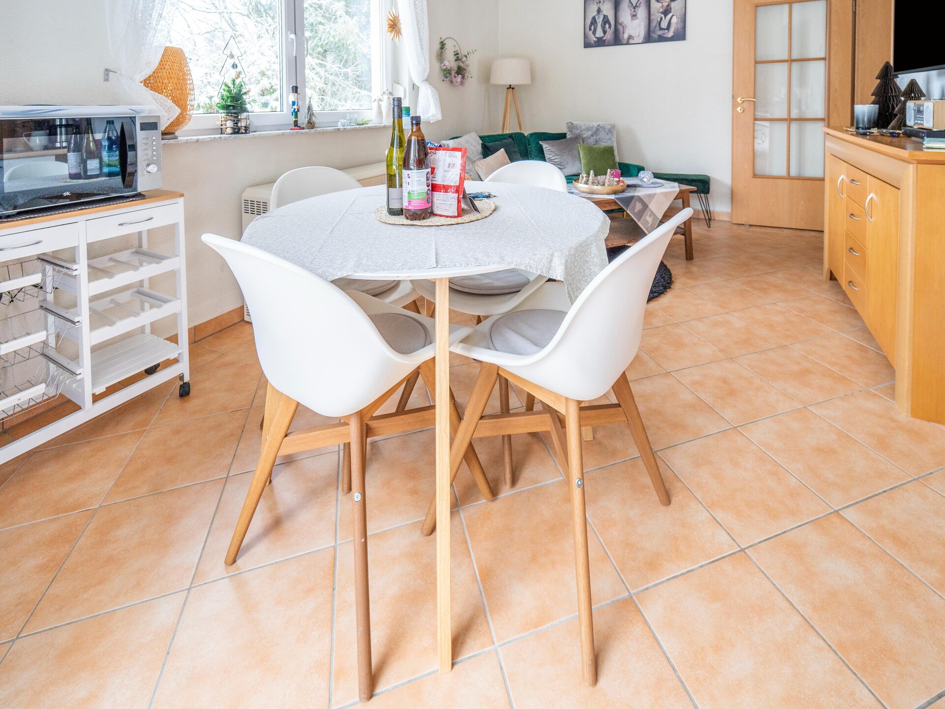 Vrijstaand vakantiehuis aan de rand van het Thüringer Woud met tuin en BBQ - foto 12