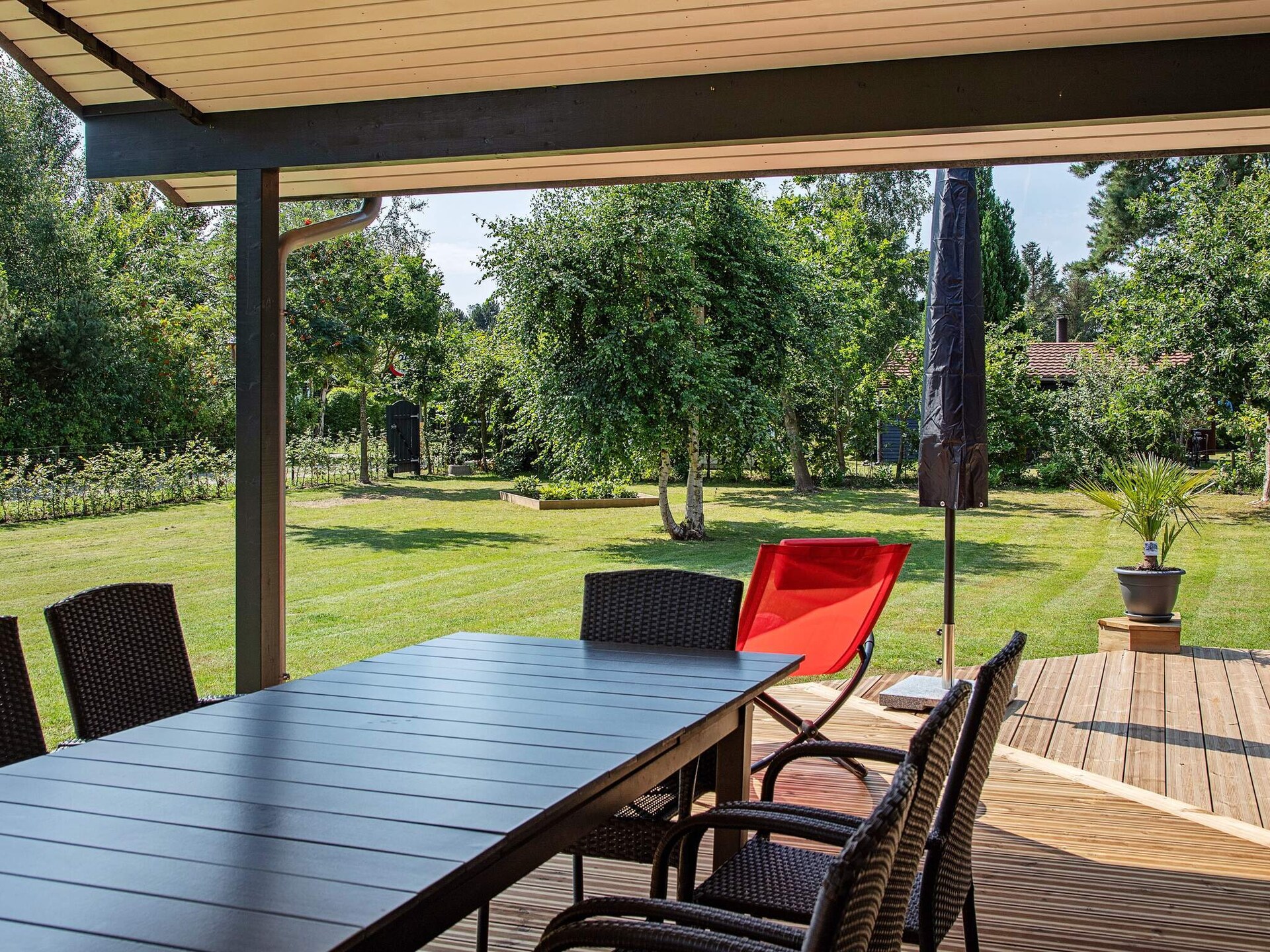 Op 600 m van zee: Modern vakantiehuis in Væggerløse met whirlpool - foto 39