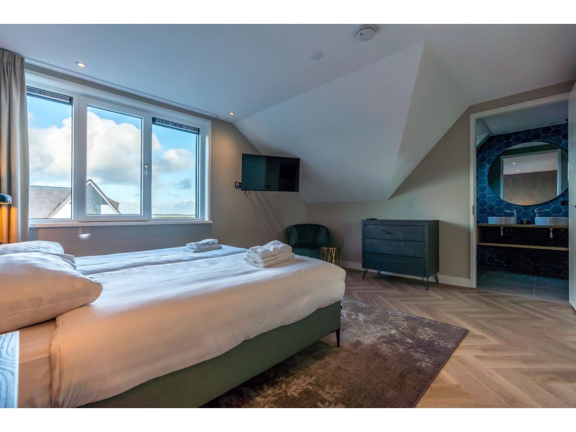 Luxe villa O-Princenhof in De Cocksdorp met uitzicht op Krimbos, 200m van strand - foto 12