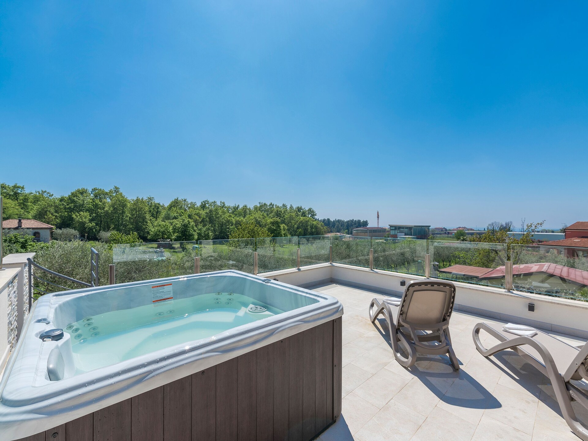 Luxe villa Blanca met privézwembad en zeezicht nabij Novigrad - foto 39