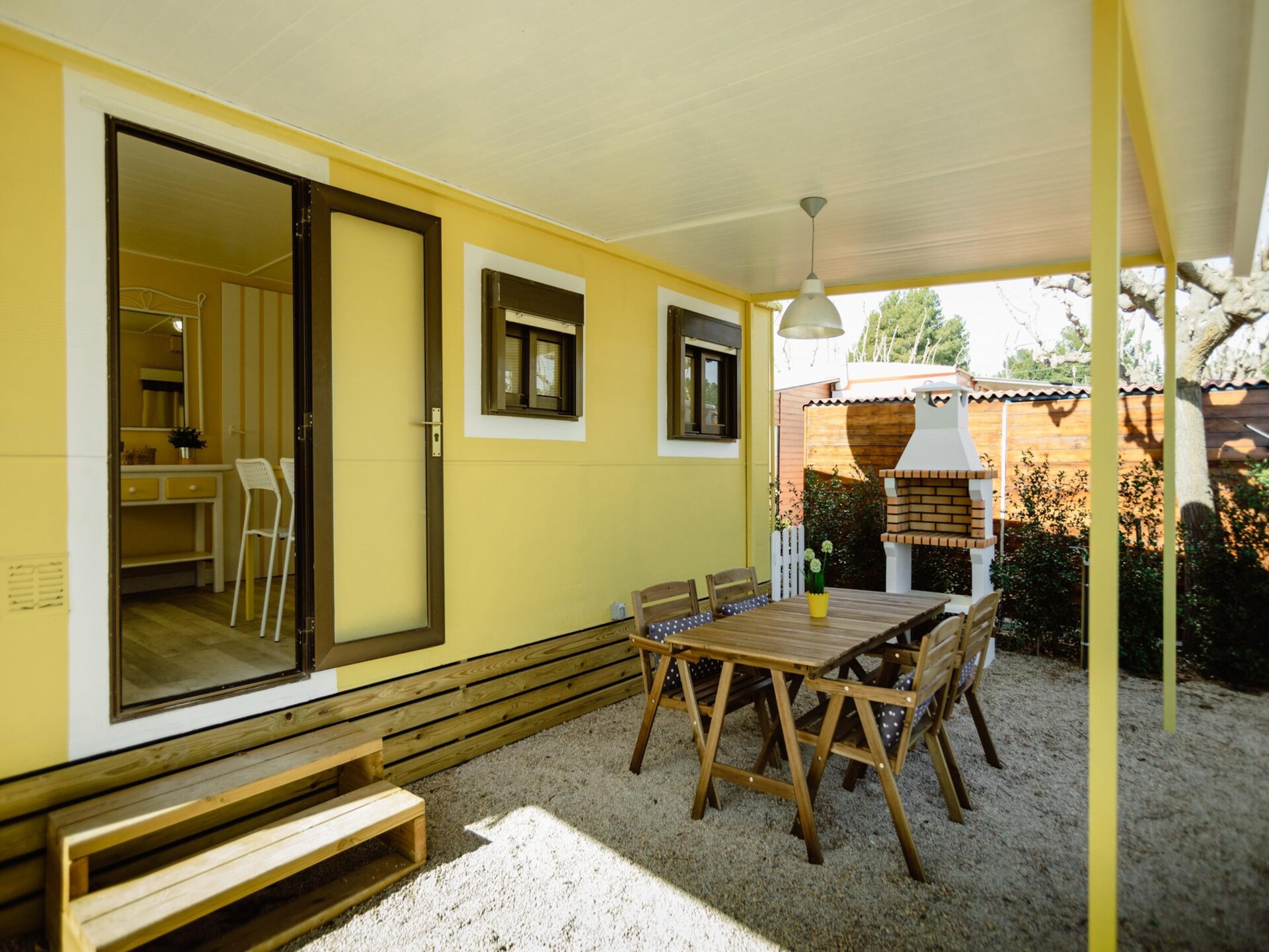 Vrijstaand chalet met airco, tuin & BBQ op 3,5 km van het strand - foto 4