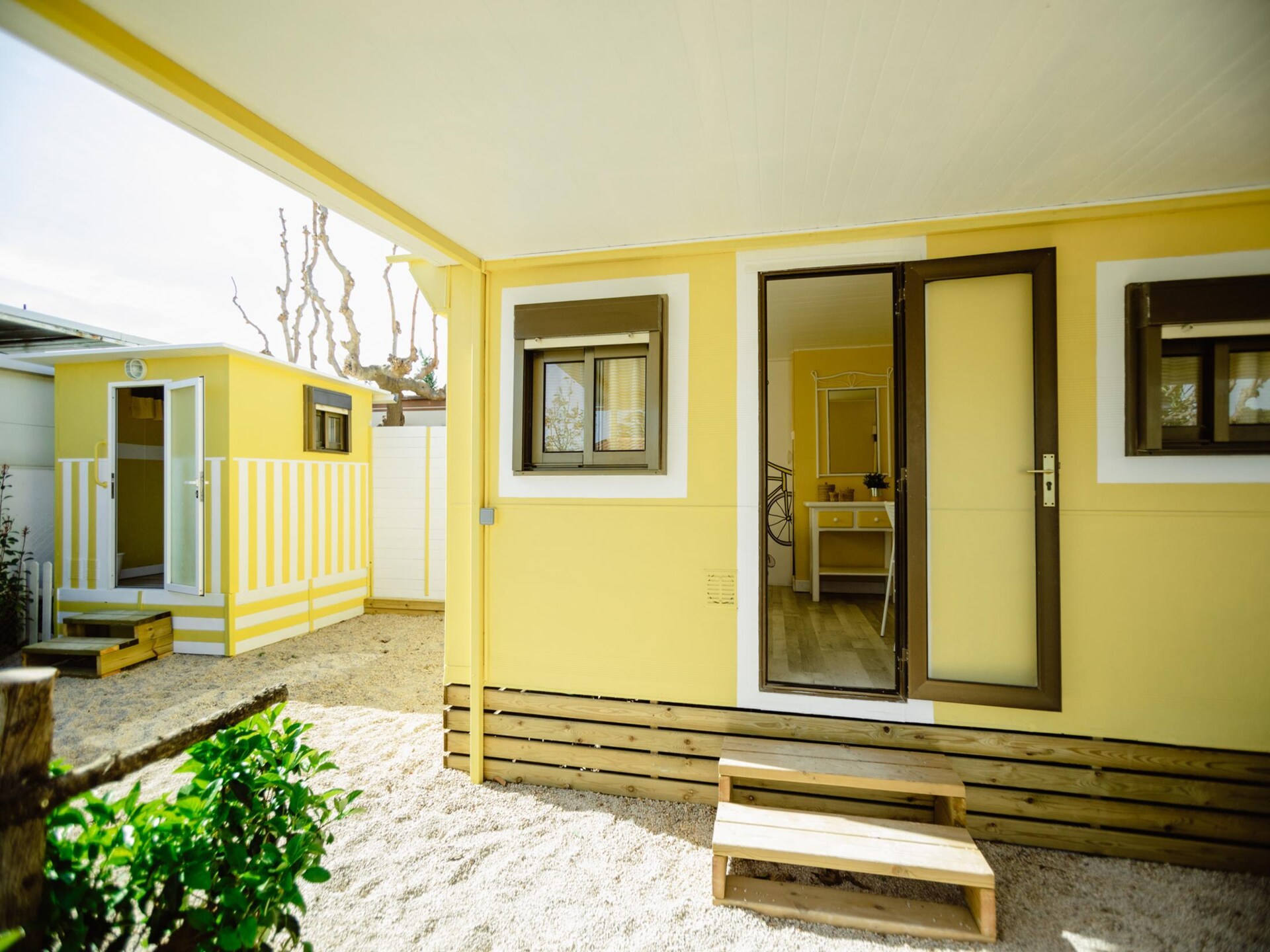 Vrijstaand chalet met airco, tuin & BBQ op 3,5 km van het strand - foto 6