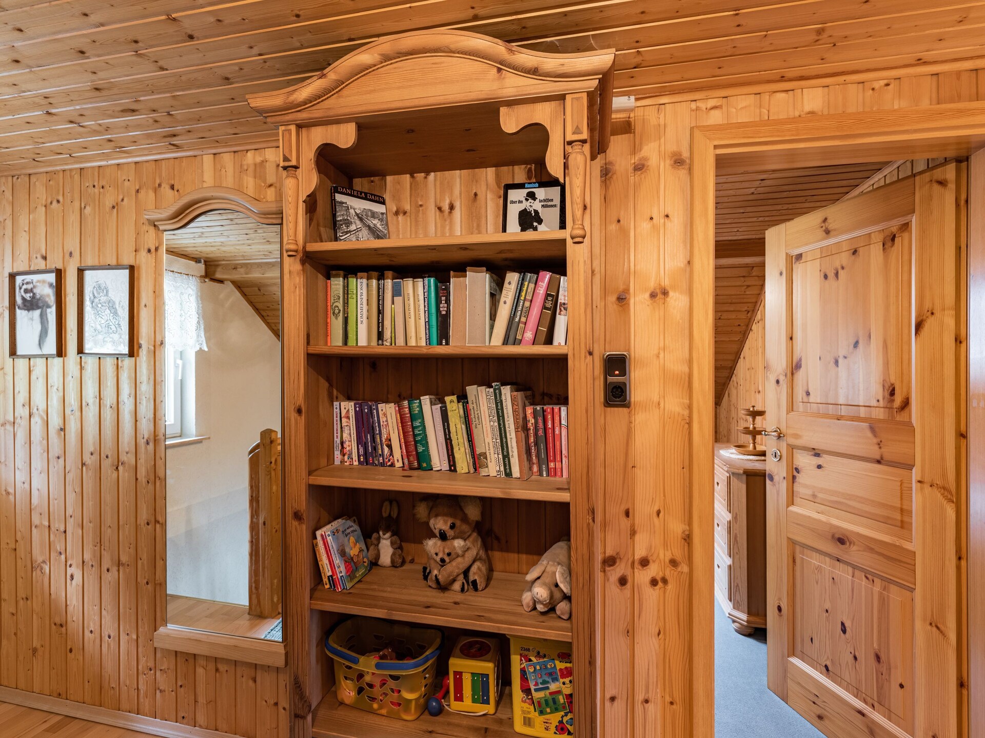 Ferienhaus Oase: Luxe houten vakantiehuis met panoramisch uitzicht over het Thüringer Woud - foto 16