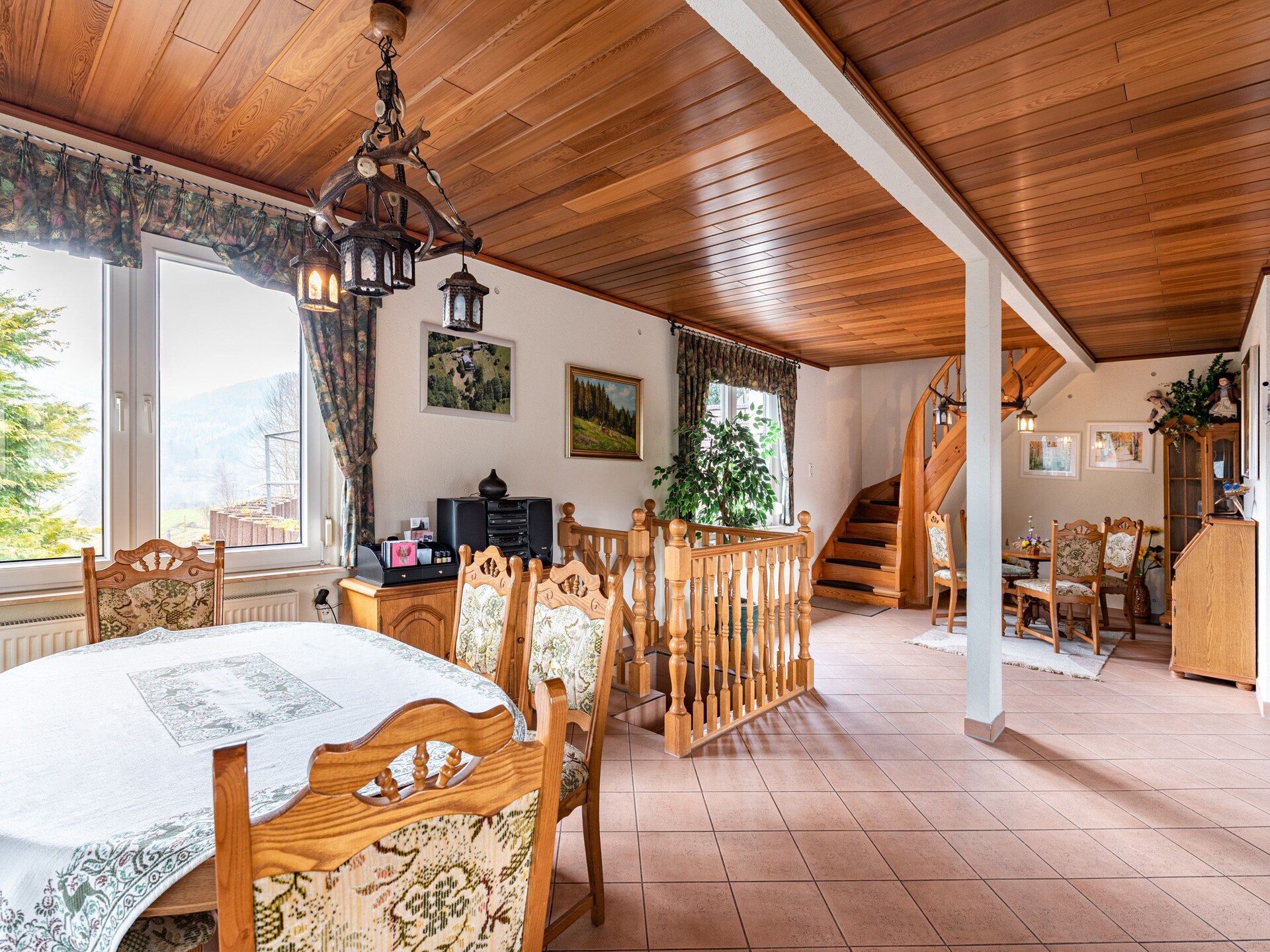 Ferienhaus Oase: Luxe houten vakantiehuis met panoramisch uitzicht over het Thüringer Woud - foto 21