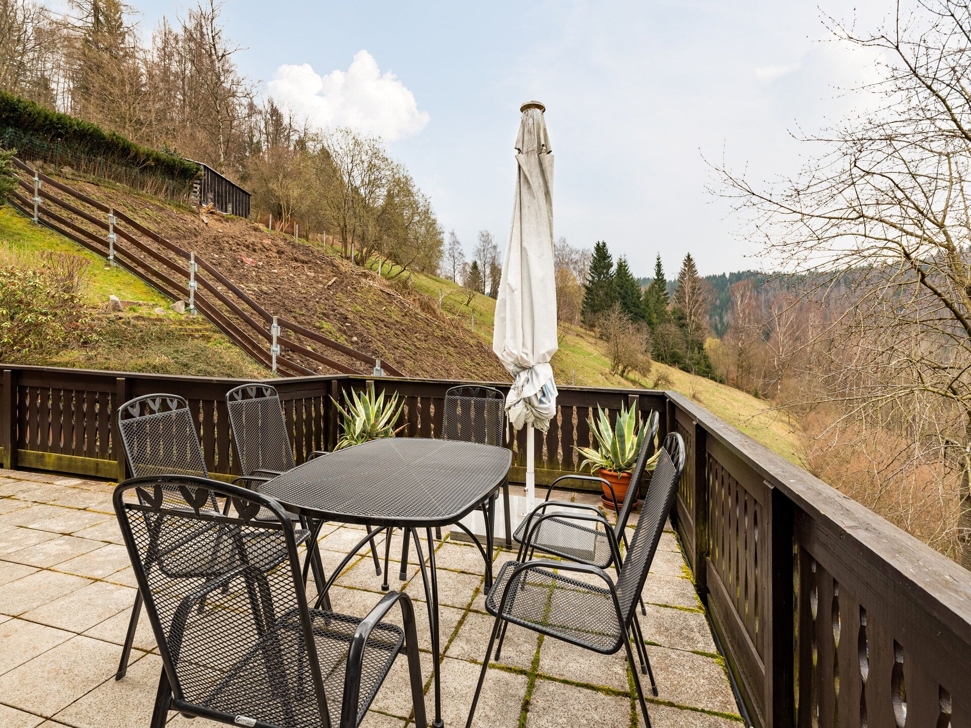 Ferienhaus Oase: Luxe houten vakantiehuis met panoramisch uitzicht over het Thüringer Woud - foto 6