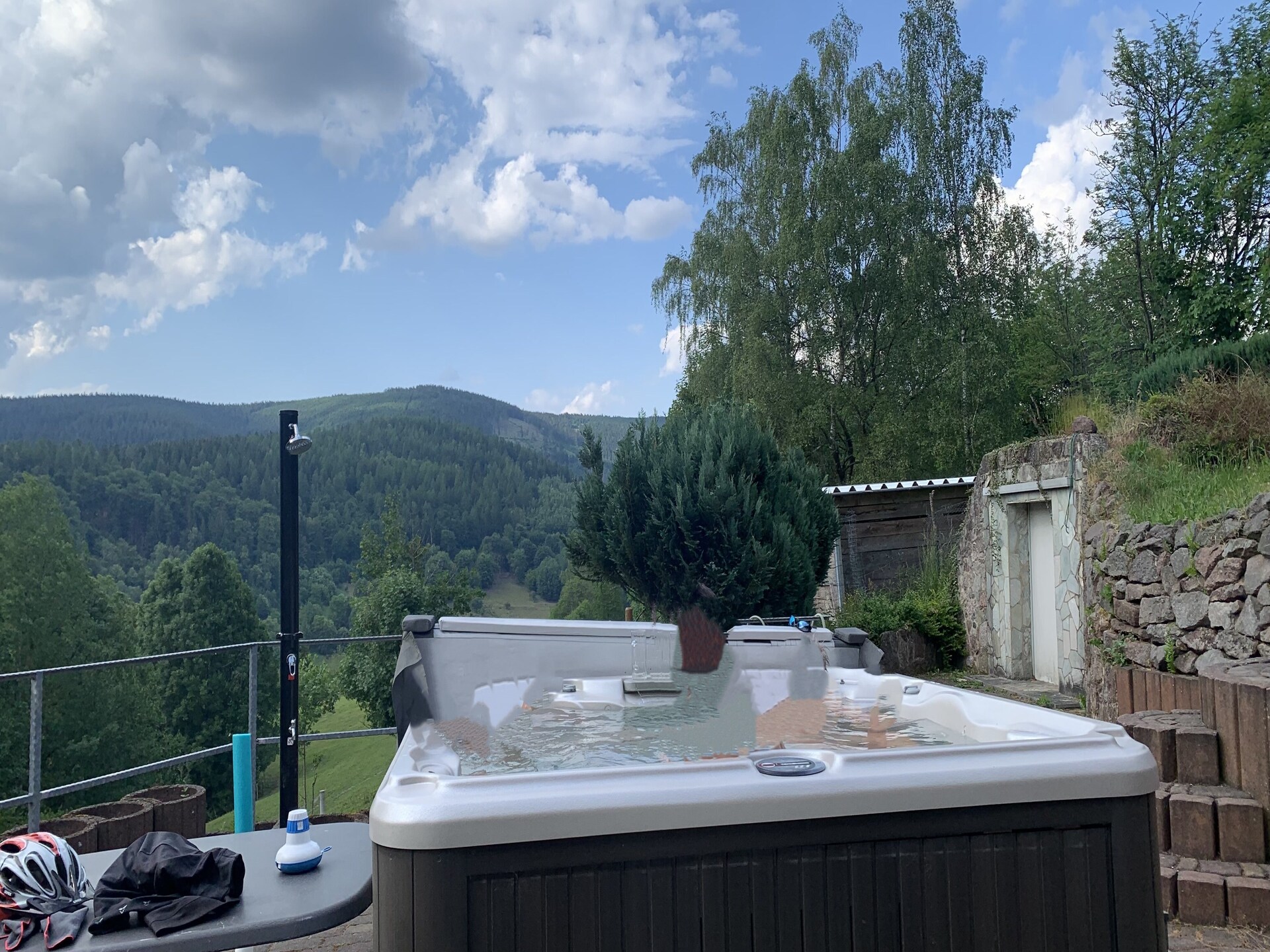 Ferienhaus Oase: Luxe houten vakantiehuis met panoramisch uitzicht over het Thüringer Woud - foto 34