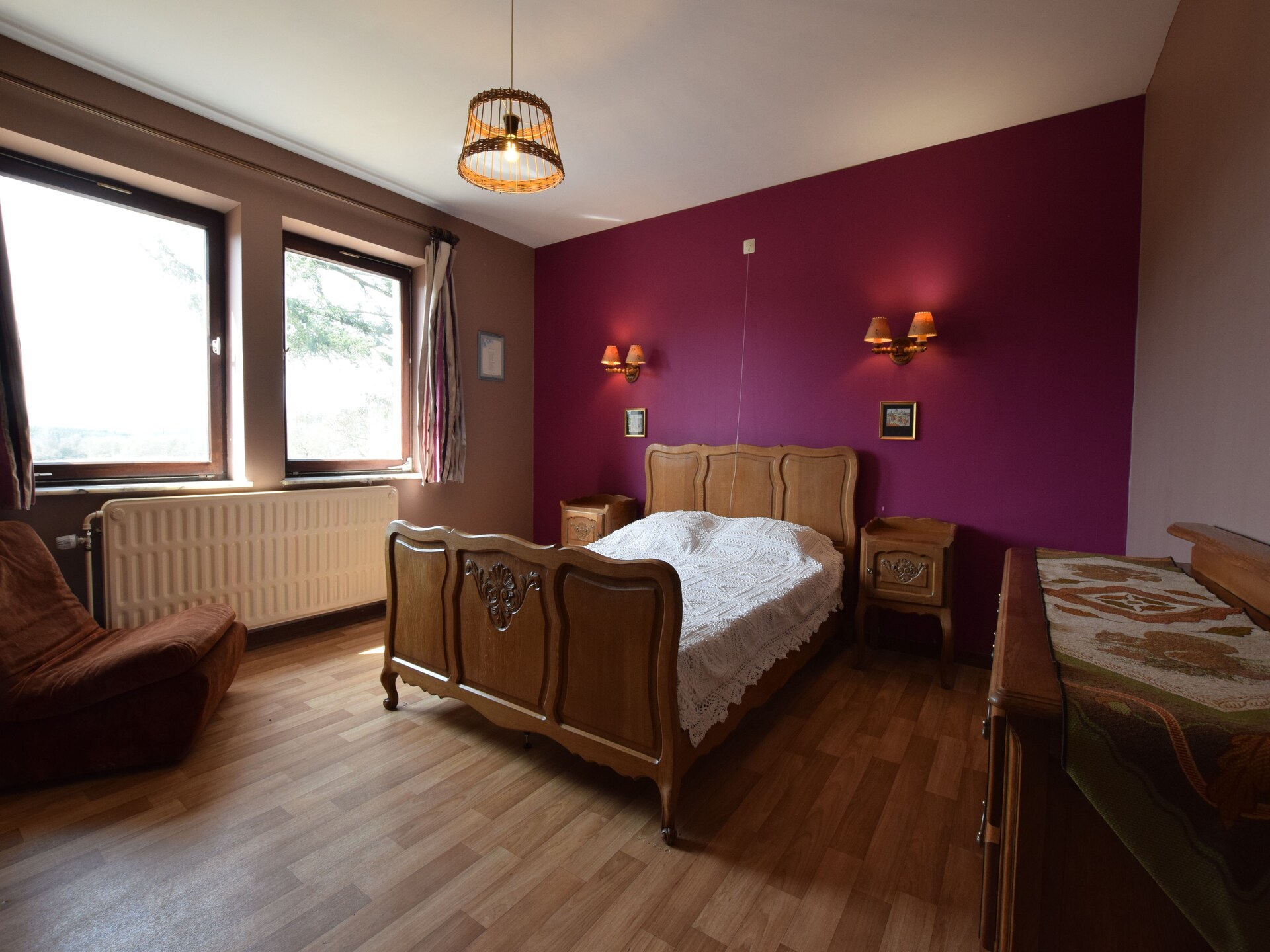 6-persoons vakantiehuis met open haard en tuin in Porcheresse - foto 18