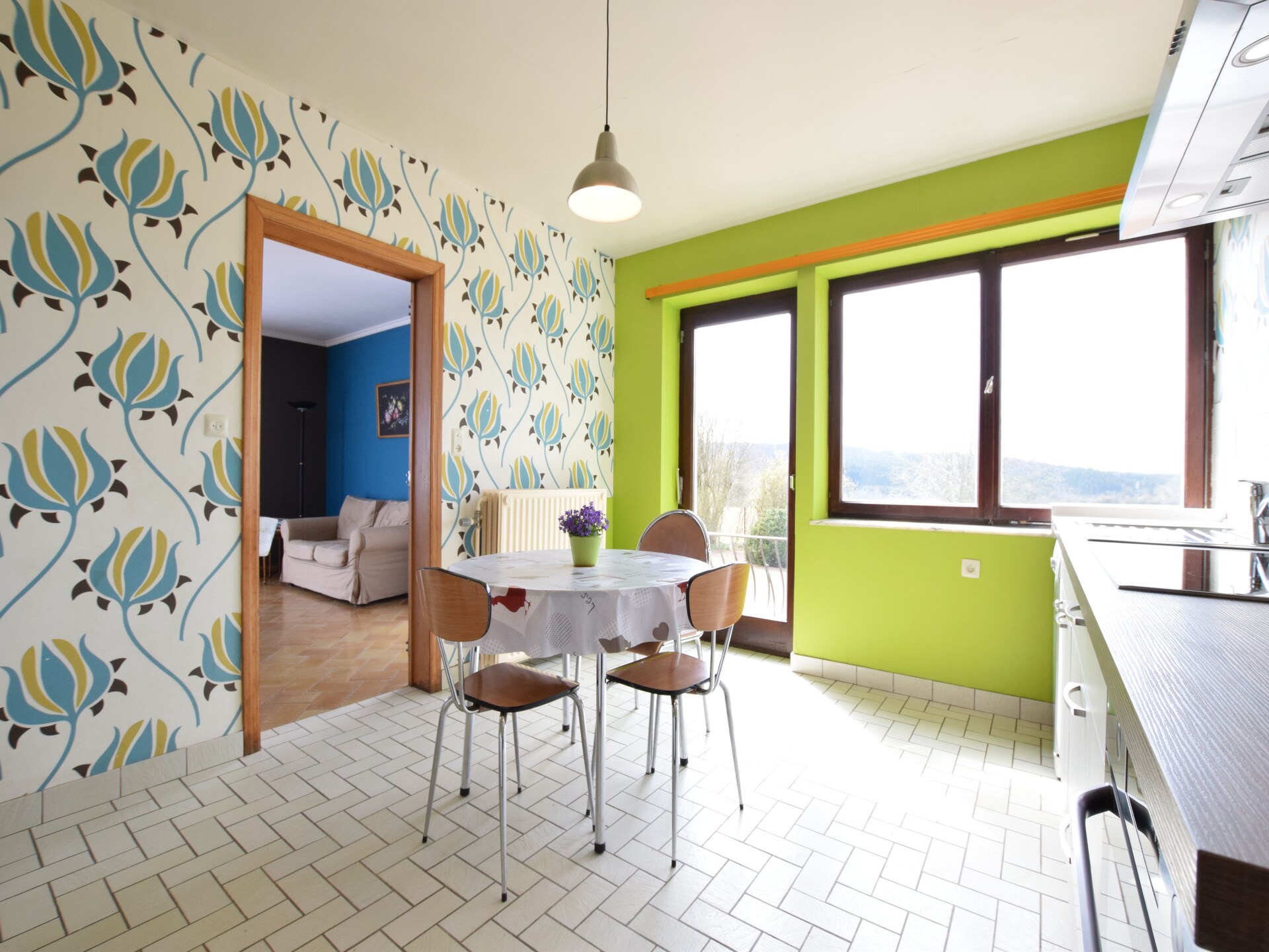 6-persoons vakantiehuis met open haard en tuin in Porcheresse - foto 14