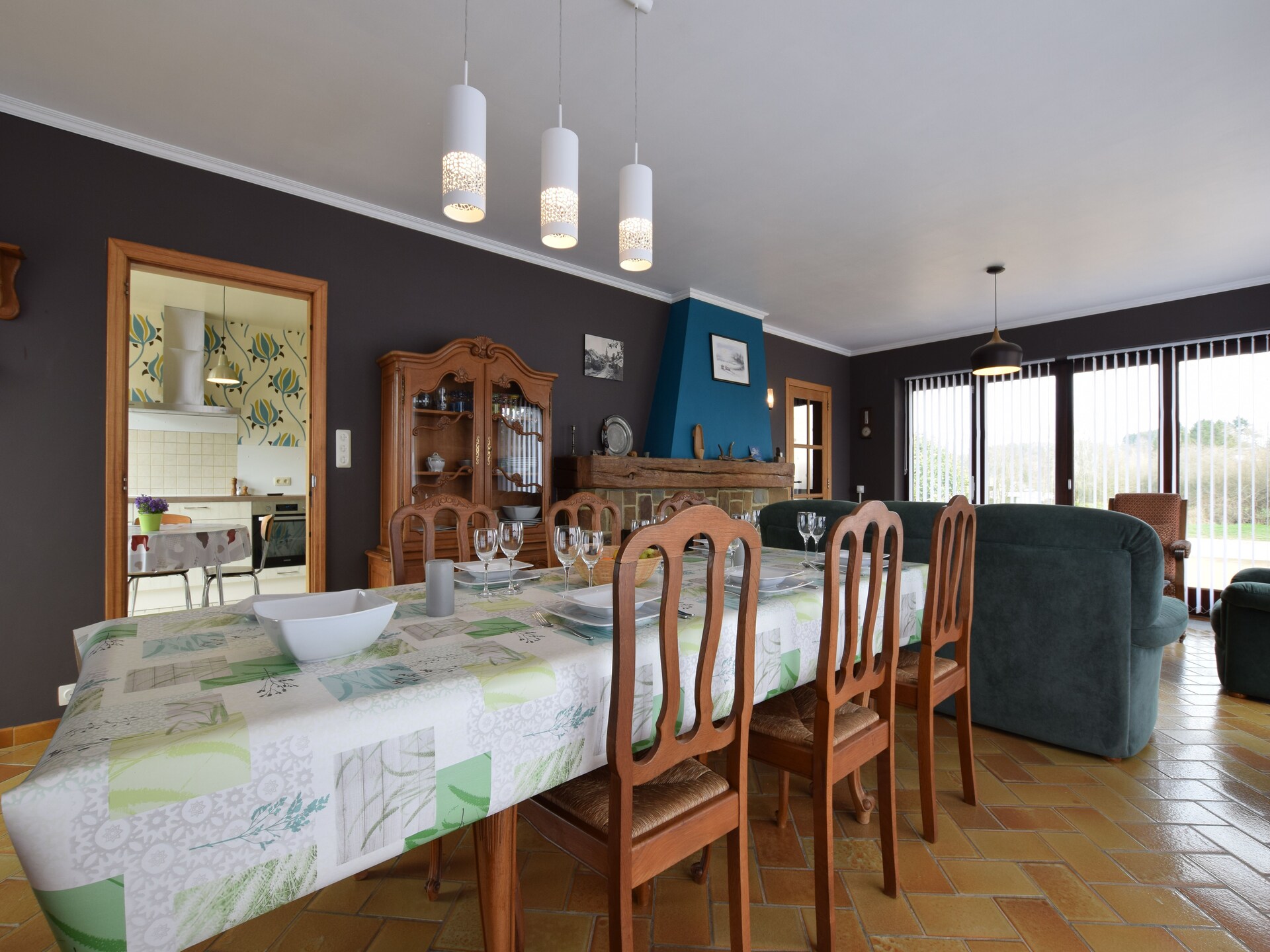 6-persoons vakantiehuis met open haard en tuin in Porcheresse - foto 10