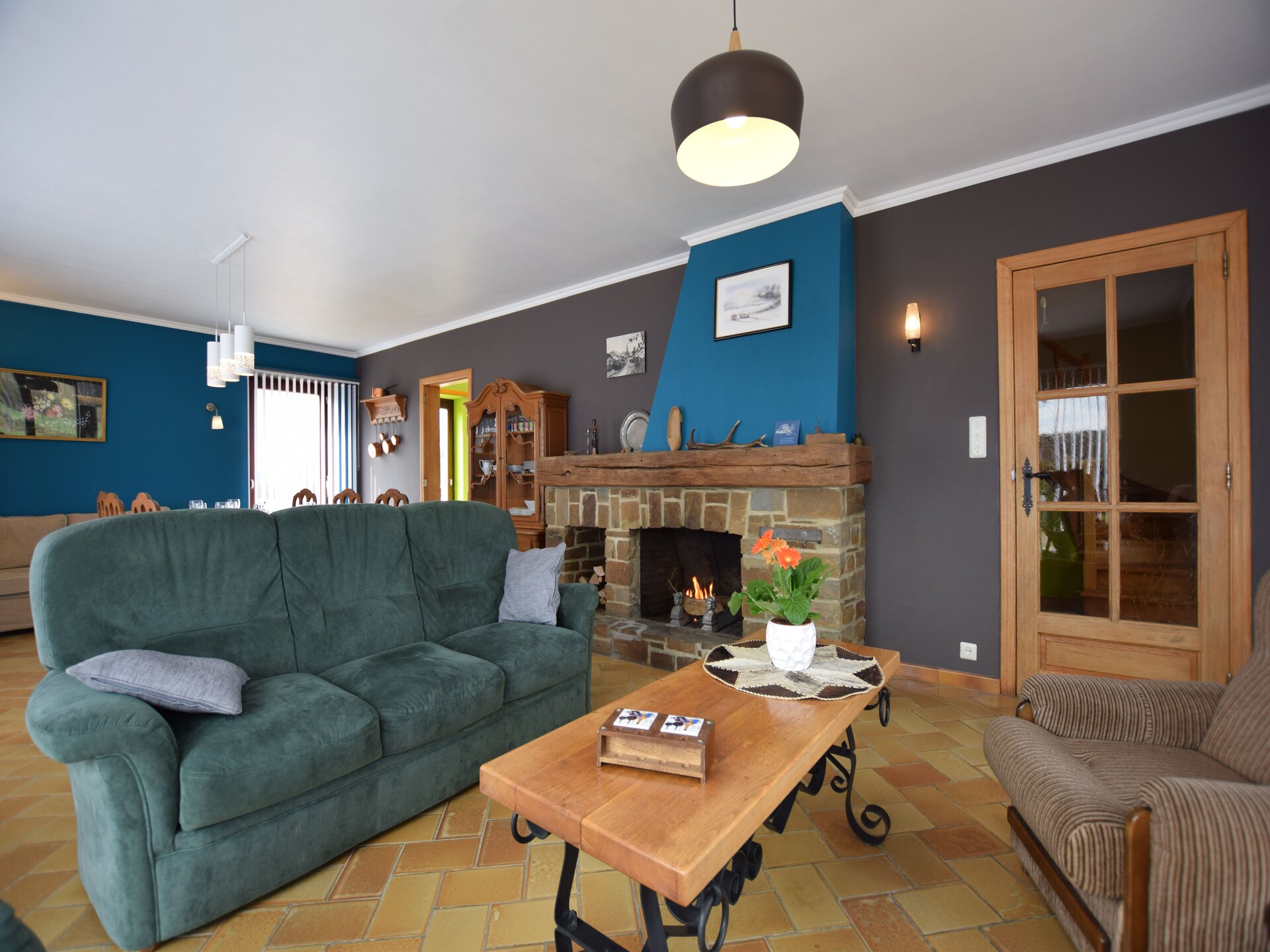 6-persoons vakantiehuis met open haard en tuin in Porcheresse - foto 8