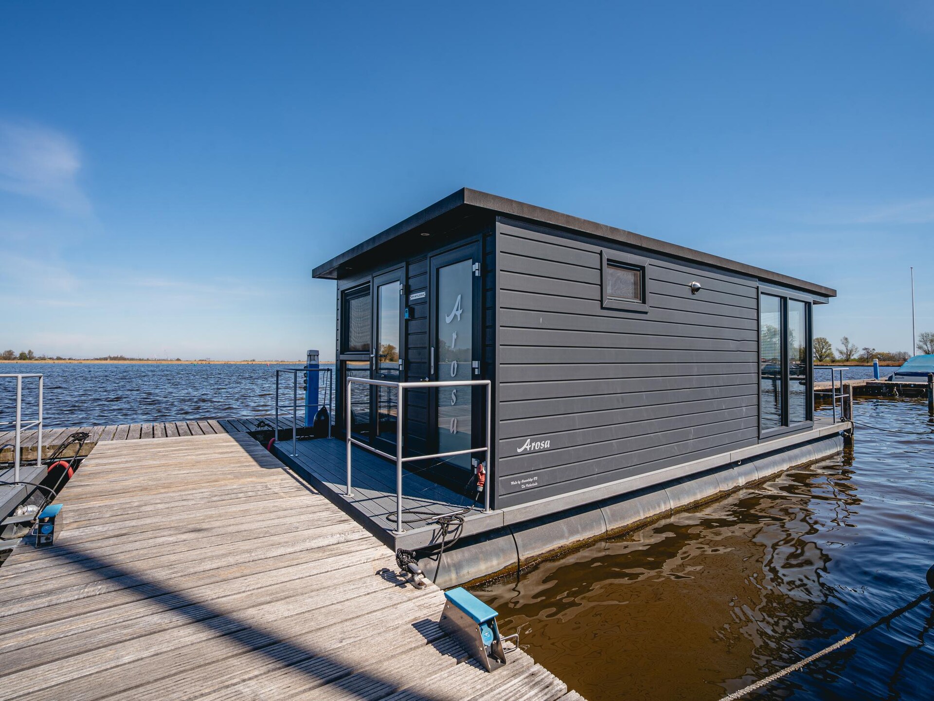 Luxe havenlodge aan het Uitgeestermeer met airco en privéterras - foto 9