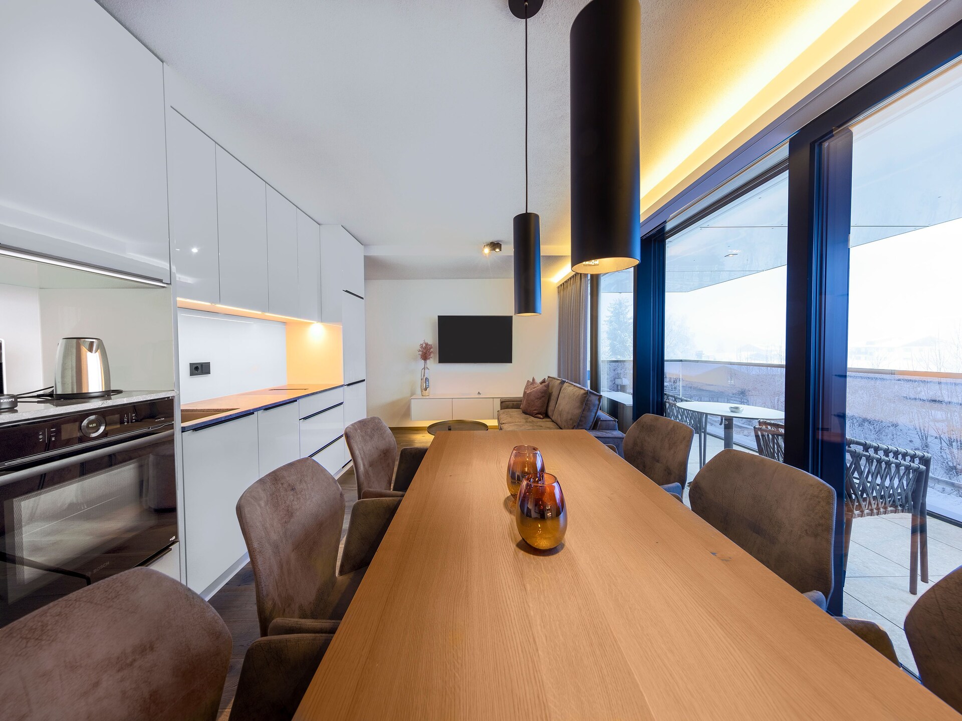 Nieuw appartement met bergzicht, sauna en terras in Bramberg - foto 5